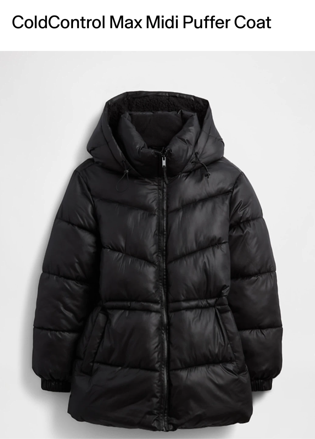 Gap ColdControl Max Midi Puffer Coat