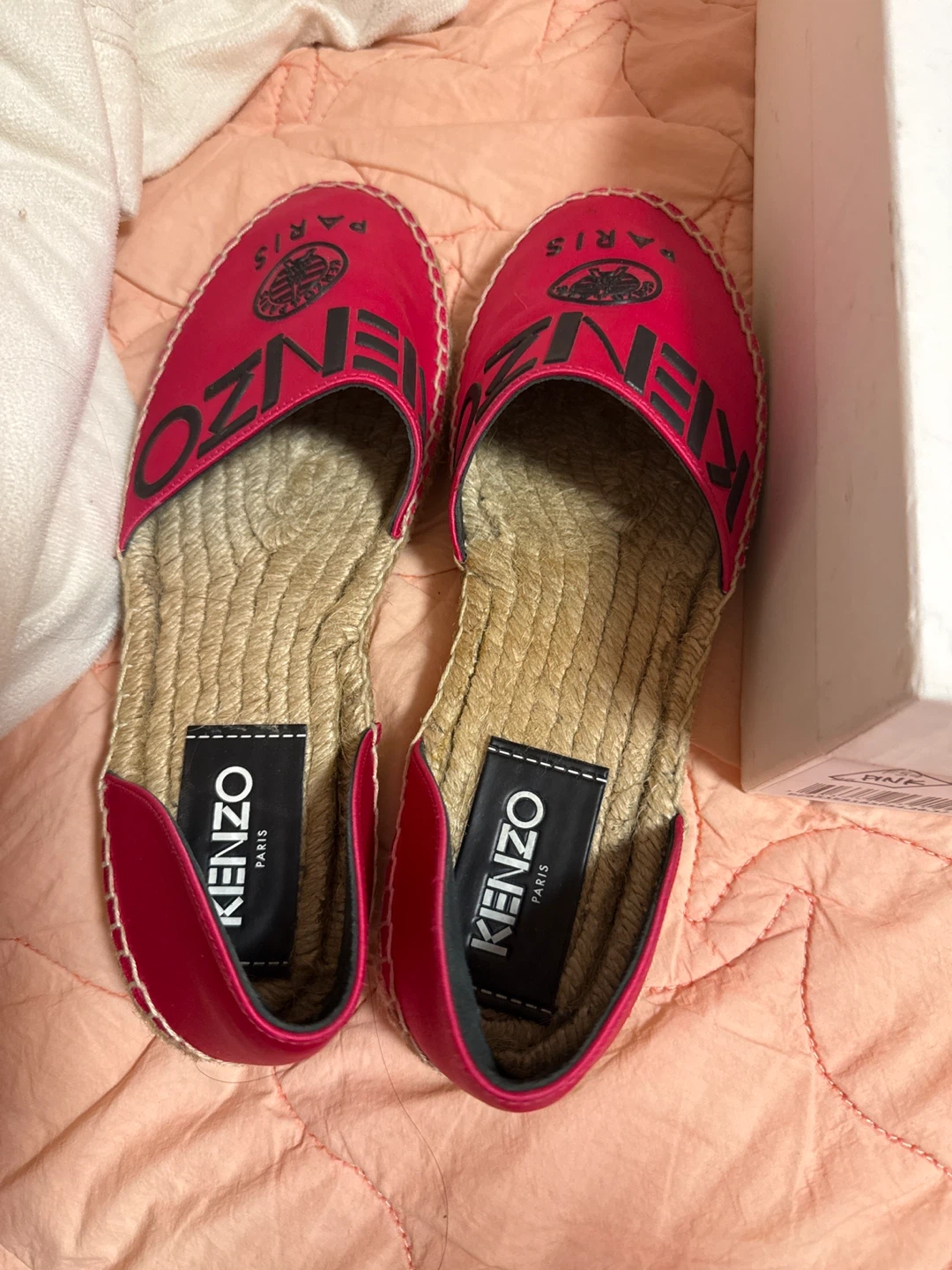 Kenzo Paris Espadrilles - Pink - Size 37