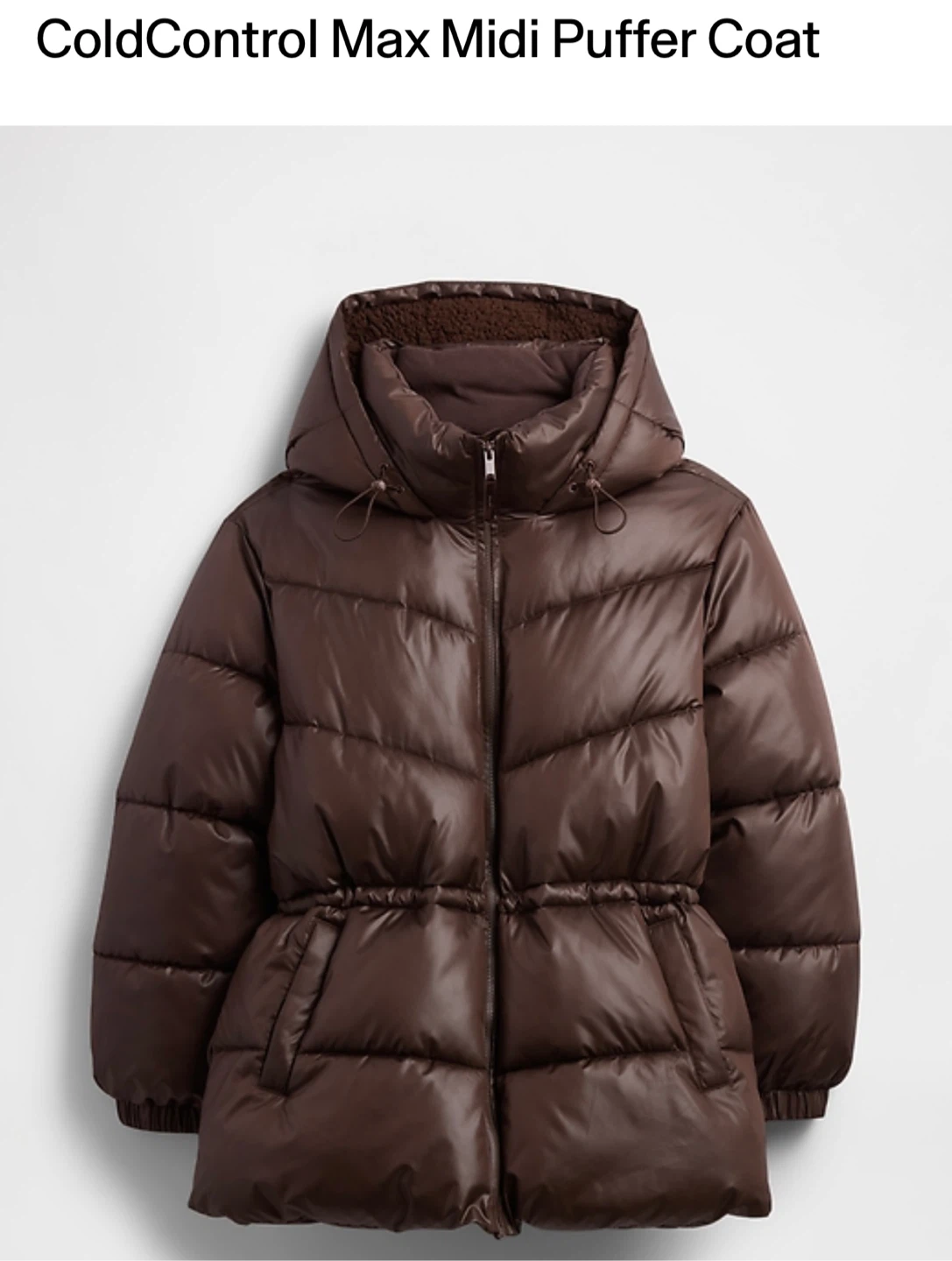 ColdControl Max Midi Puffer Coat