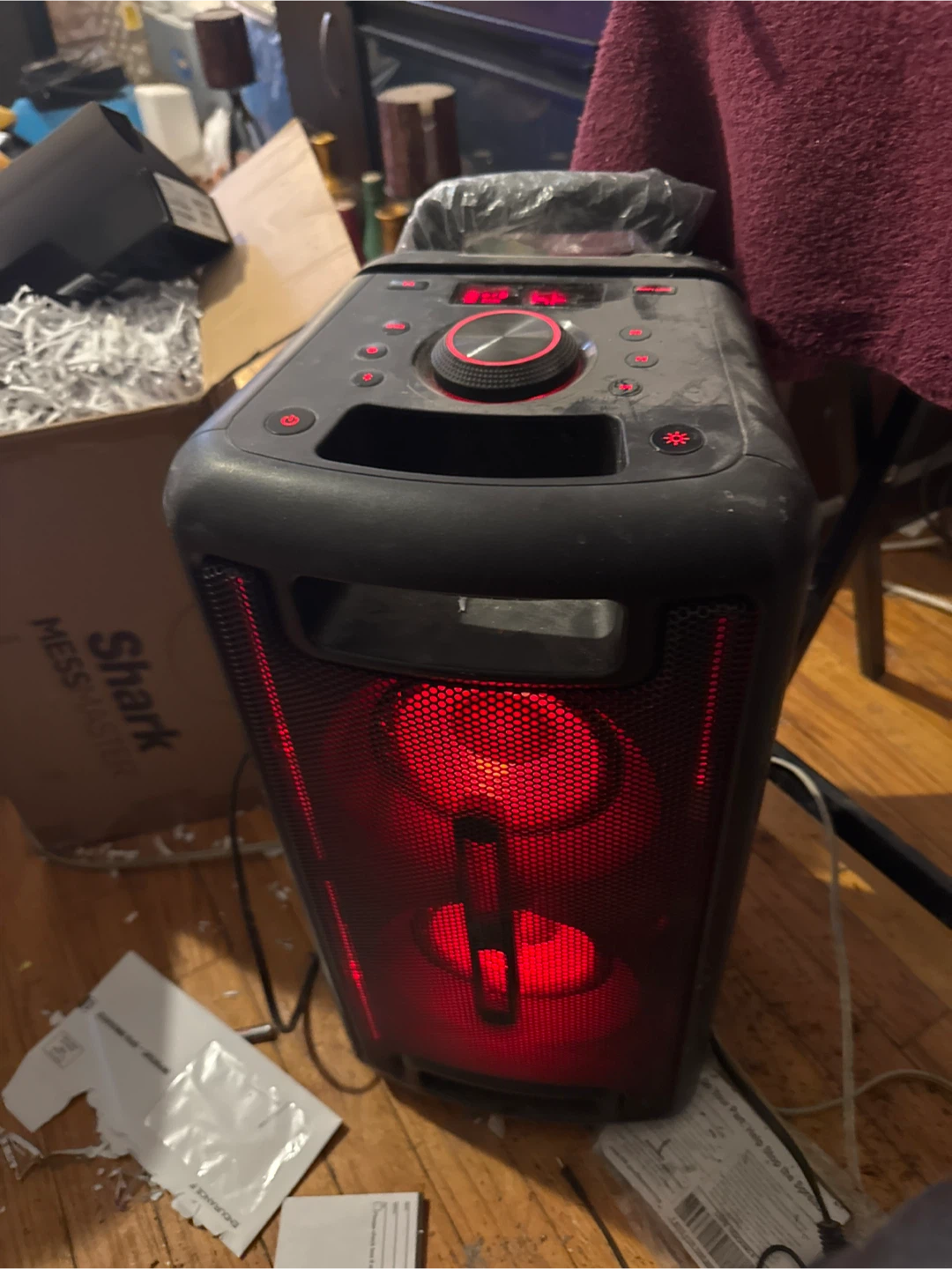 Portable Speaker with Lights