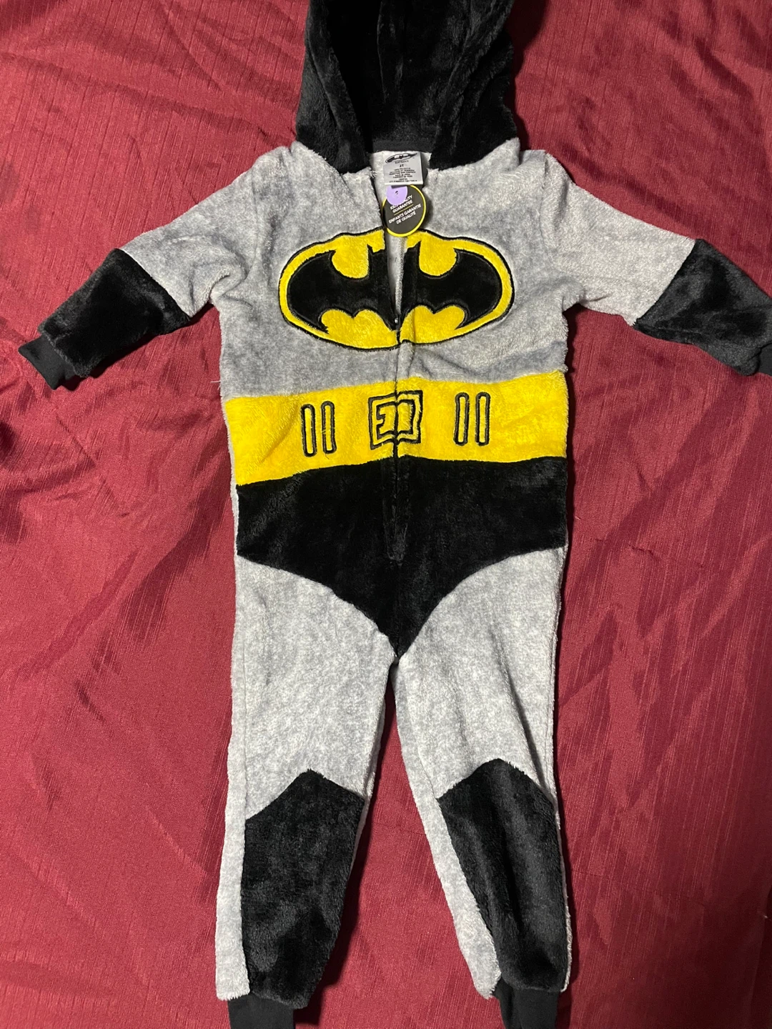Batman Fleece Sleepsuit - Size 2T