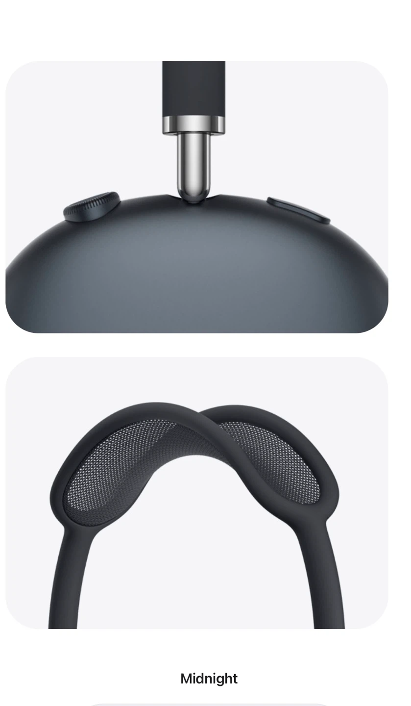 Apple AirPods Max Wireless Headphones - Midnight