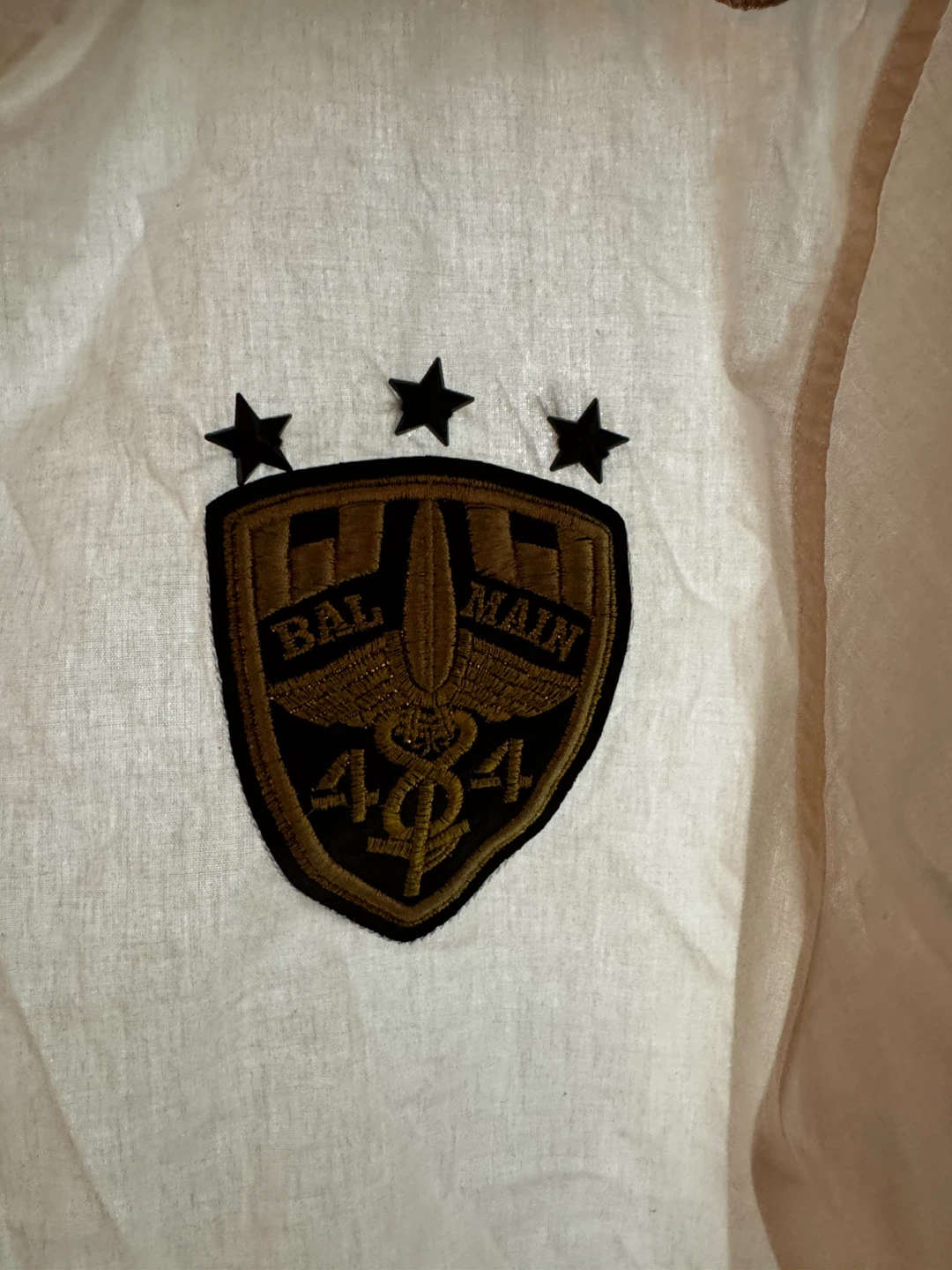 Balmain White Linen Shirt with Patches XXL - photo 2