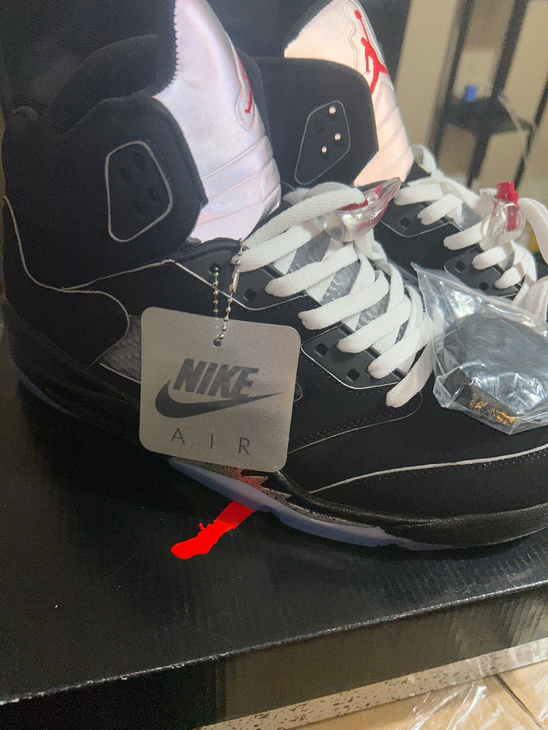 Jordan 5 Retro Black Metallic Silver
