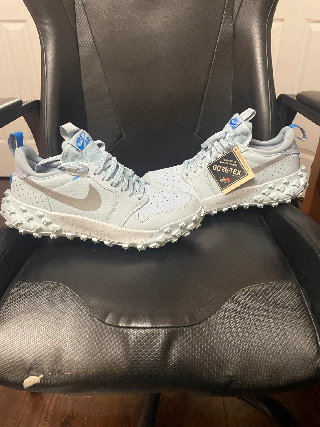 Jordan 1 low Element Gore-Tex “Glacier Blue Silver” - photo 5
