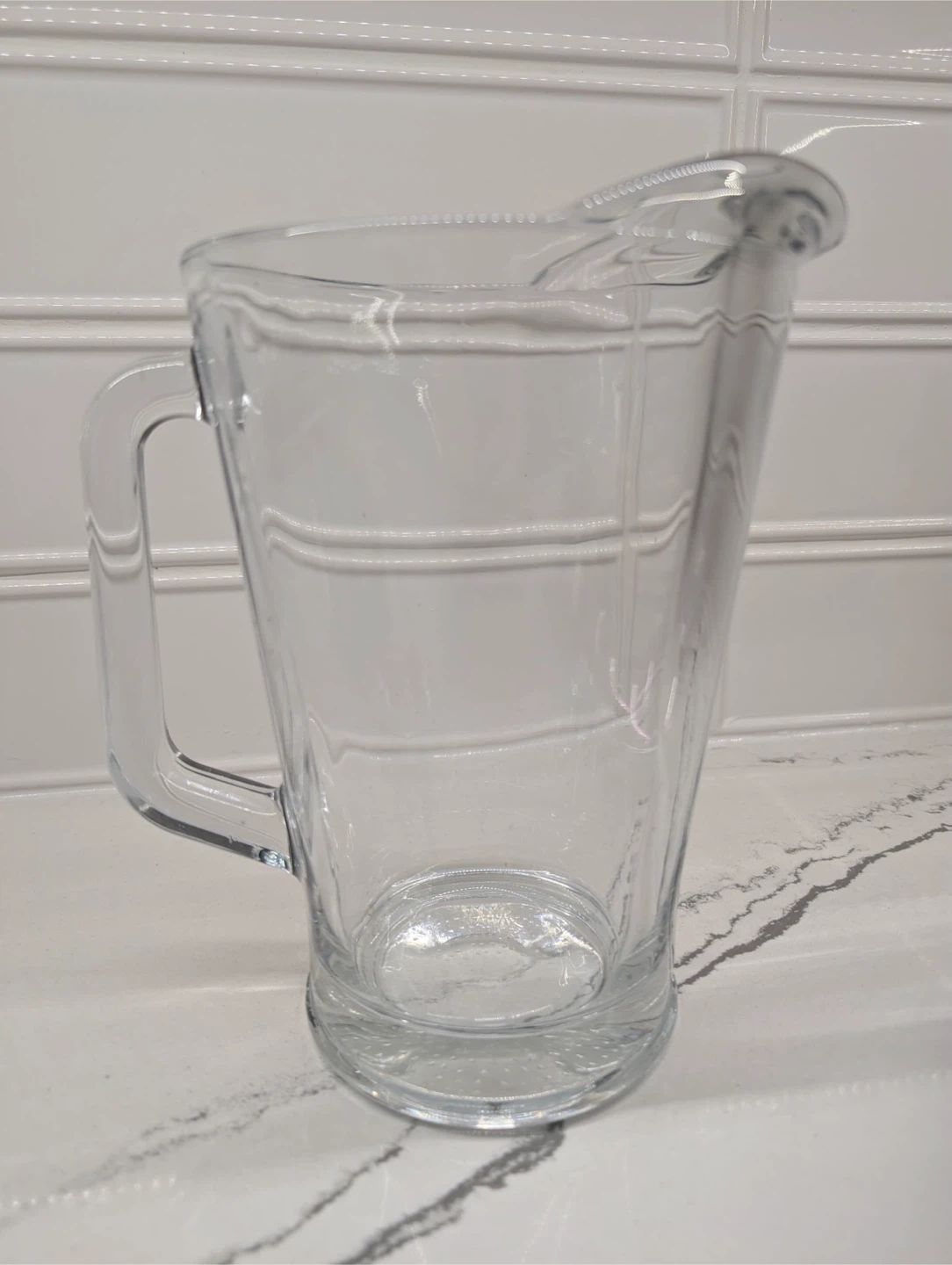 Clear Glass Pitcher