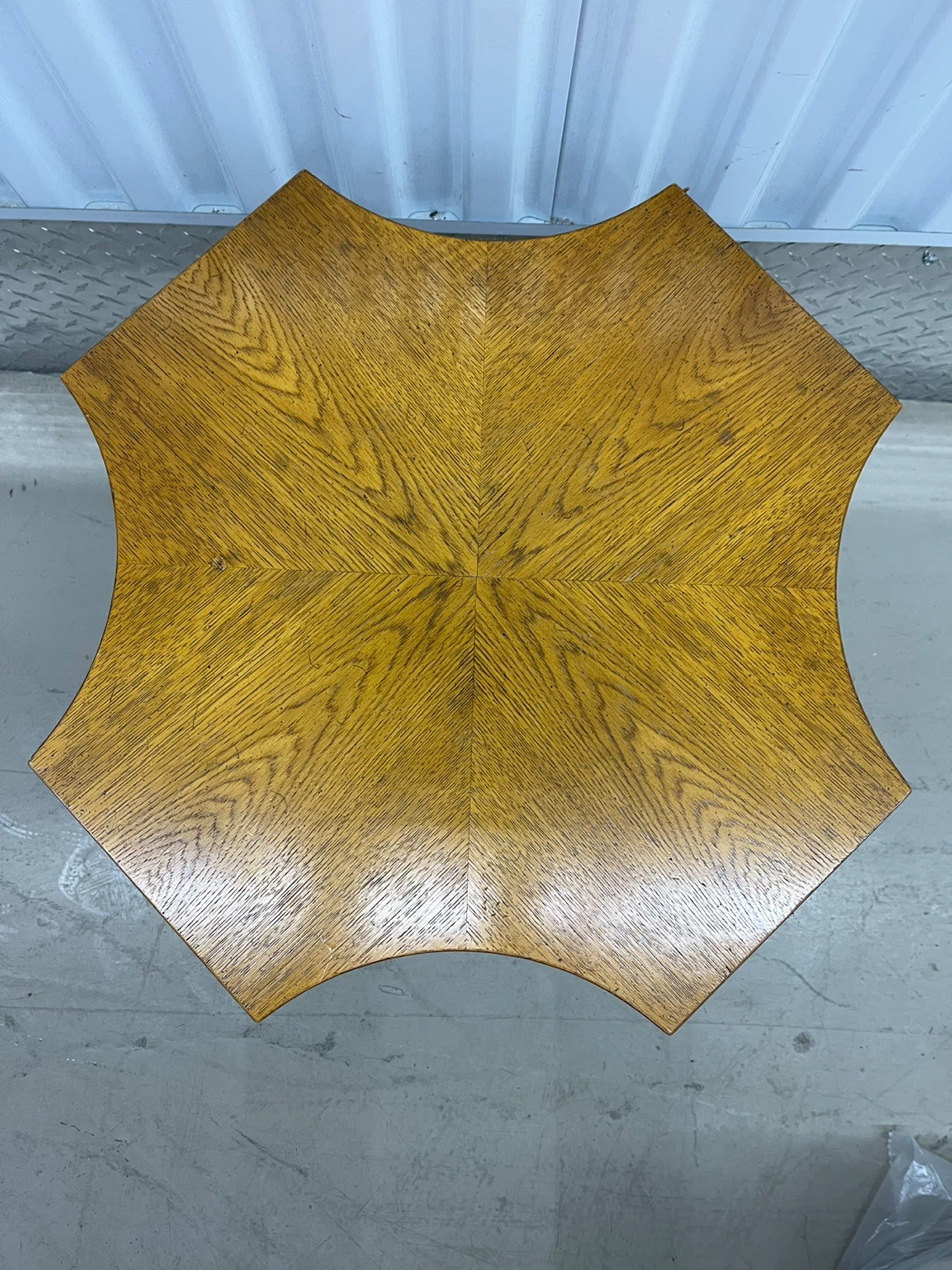 Unique Wood and Metal Accent Table - photo 3