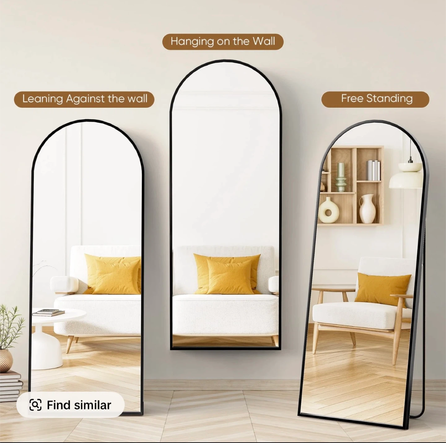 Arched Full Length Mirror - photo 2