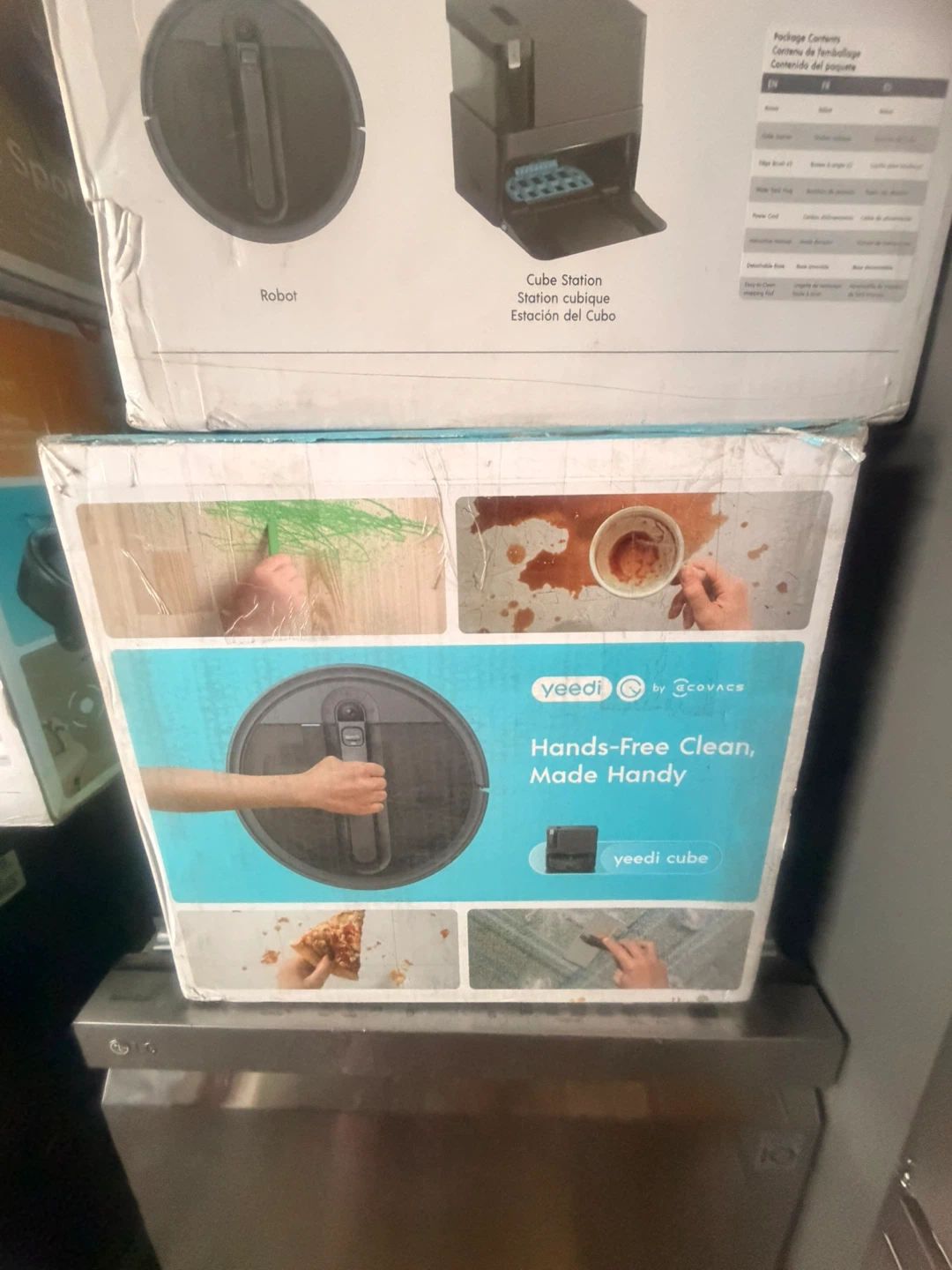 Yeedi Cube Self-Emptying Robot Vacuum - photo 2