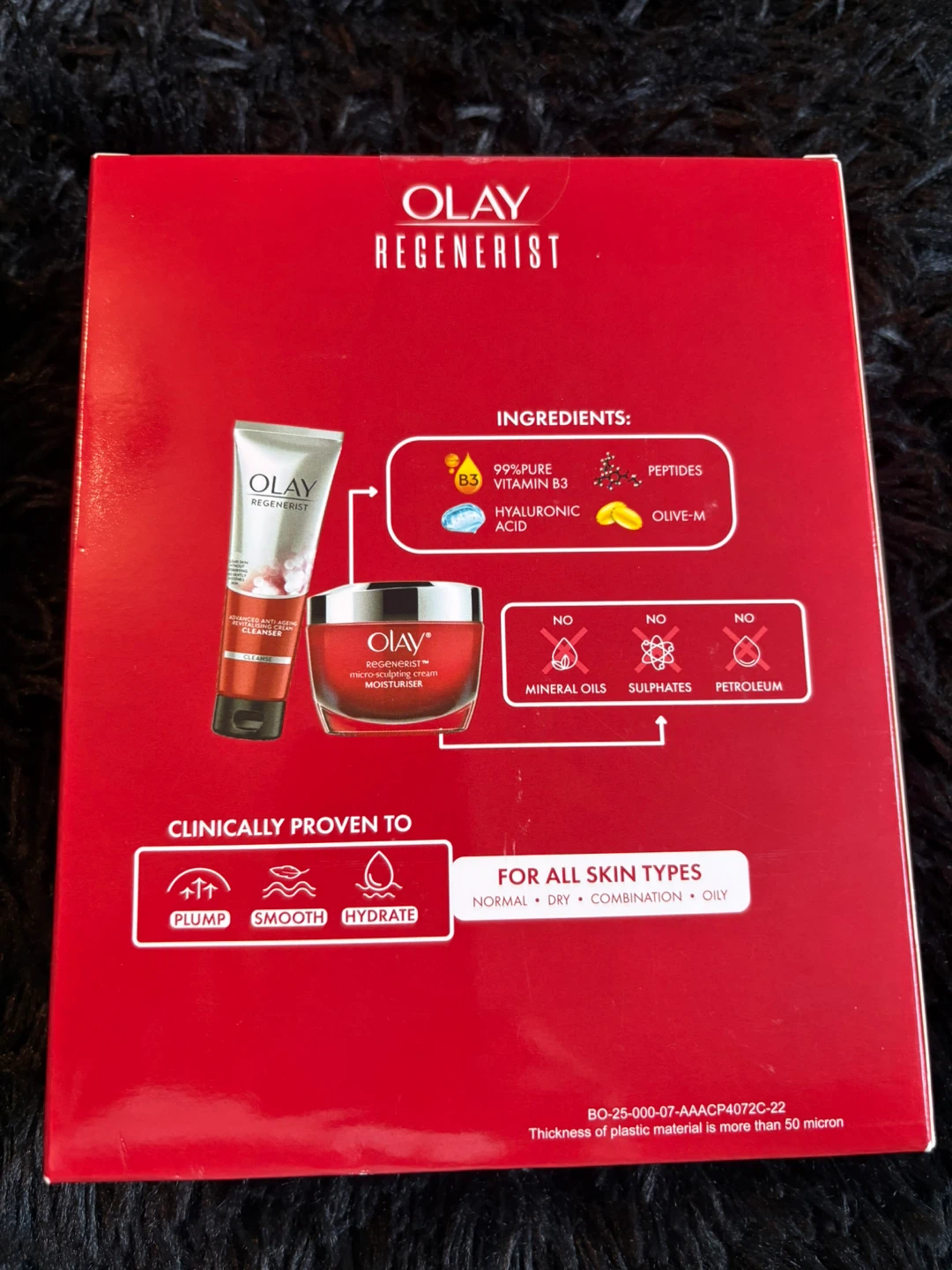 Olay Regenerist Gift Set - Micro-Sculpting Cream & Cleanser - photo 2