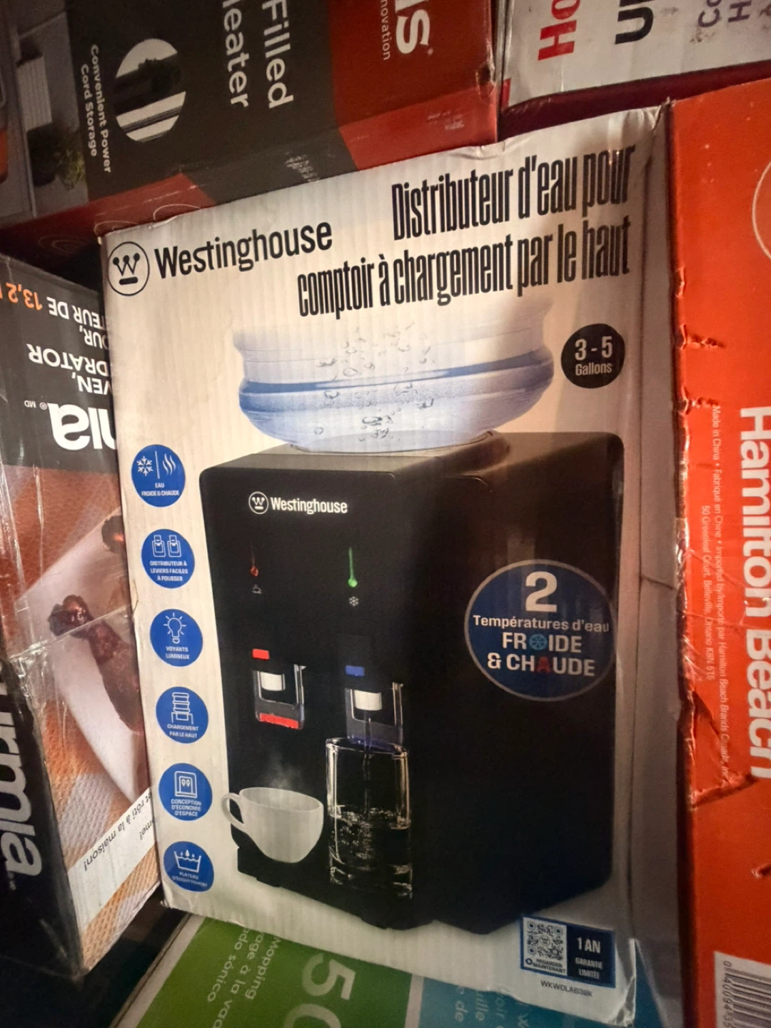 Westinghouse Top-Loading Water Dispenser