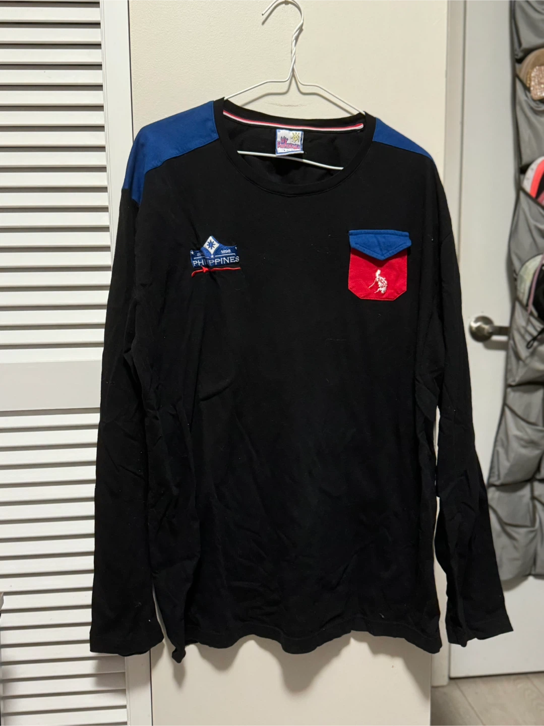 Black Long Sleeve Philippines T-Shirt