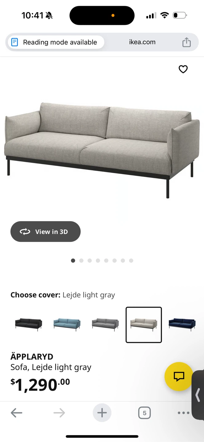 IKEA ÄPPLARYD Sofa - Lejde light gray - photo 4