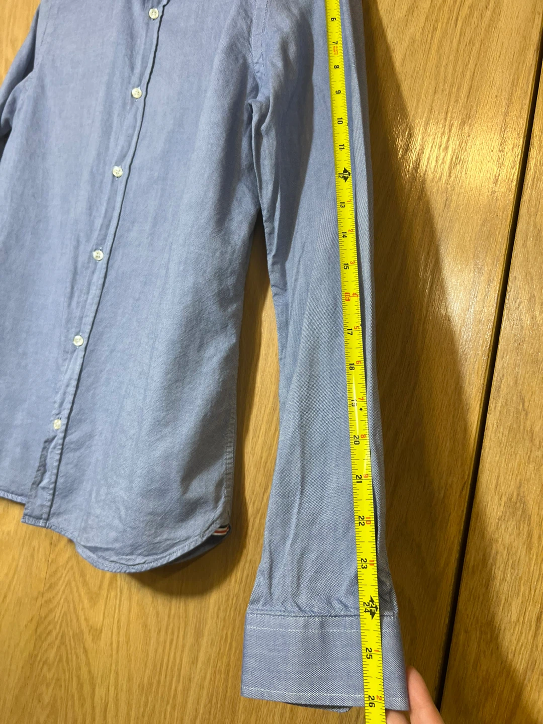 Zara Man Blue Button-Down Shirt . Size M - photo 5