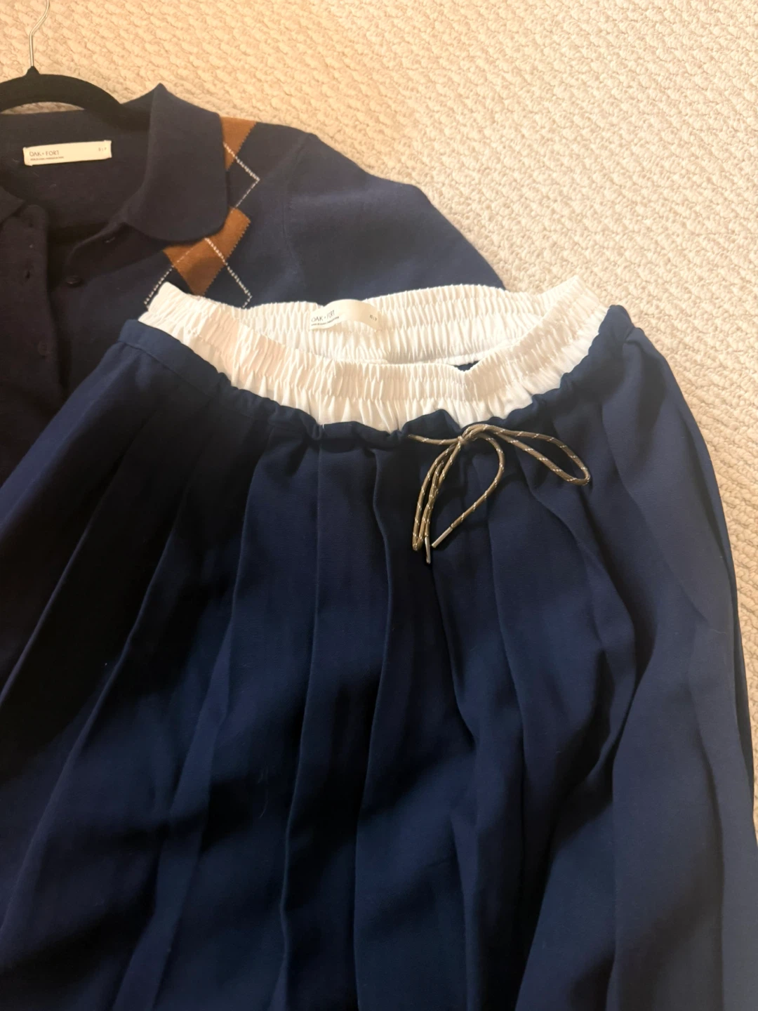 Oak + Fort Argyle Sweater and Skirt set - photo 3