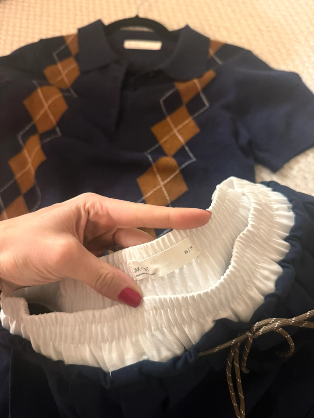 Oak + Fort Argyle Sweater and Skirt set - photo 4