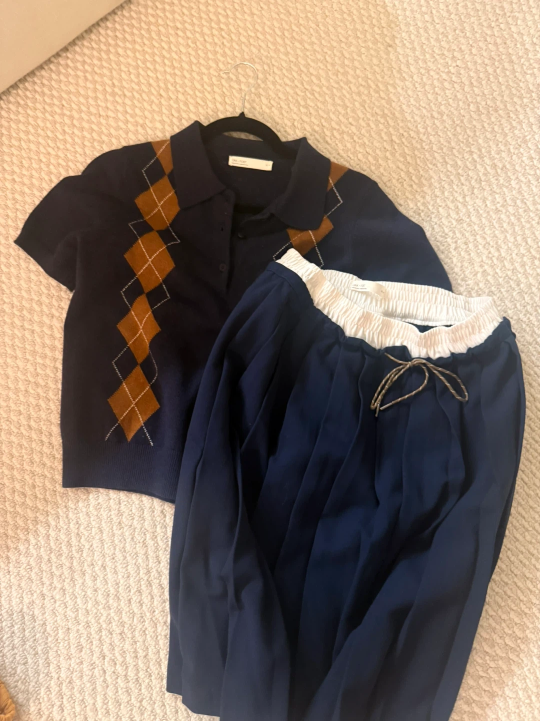Oak + Fort Argyle Sweater and Skirt set - photo 2