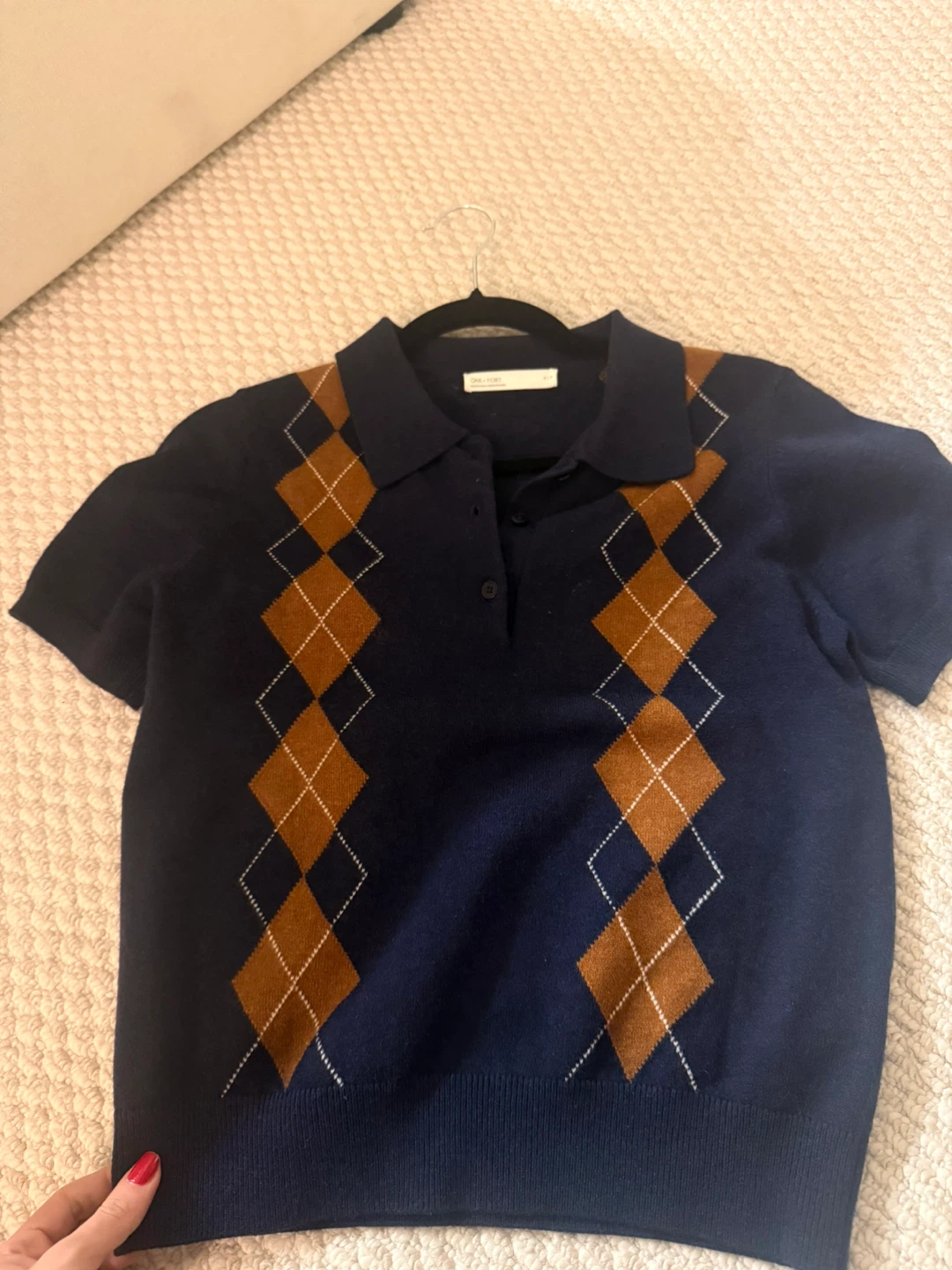 Oak + Fort Argyle Sweater and Skirt set - photo 5