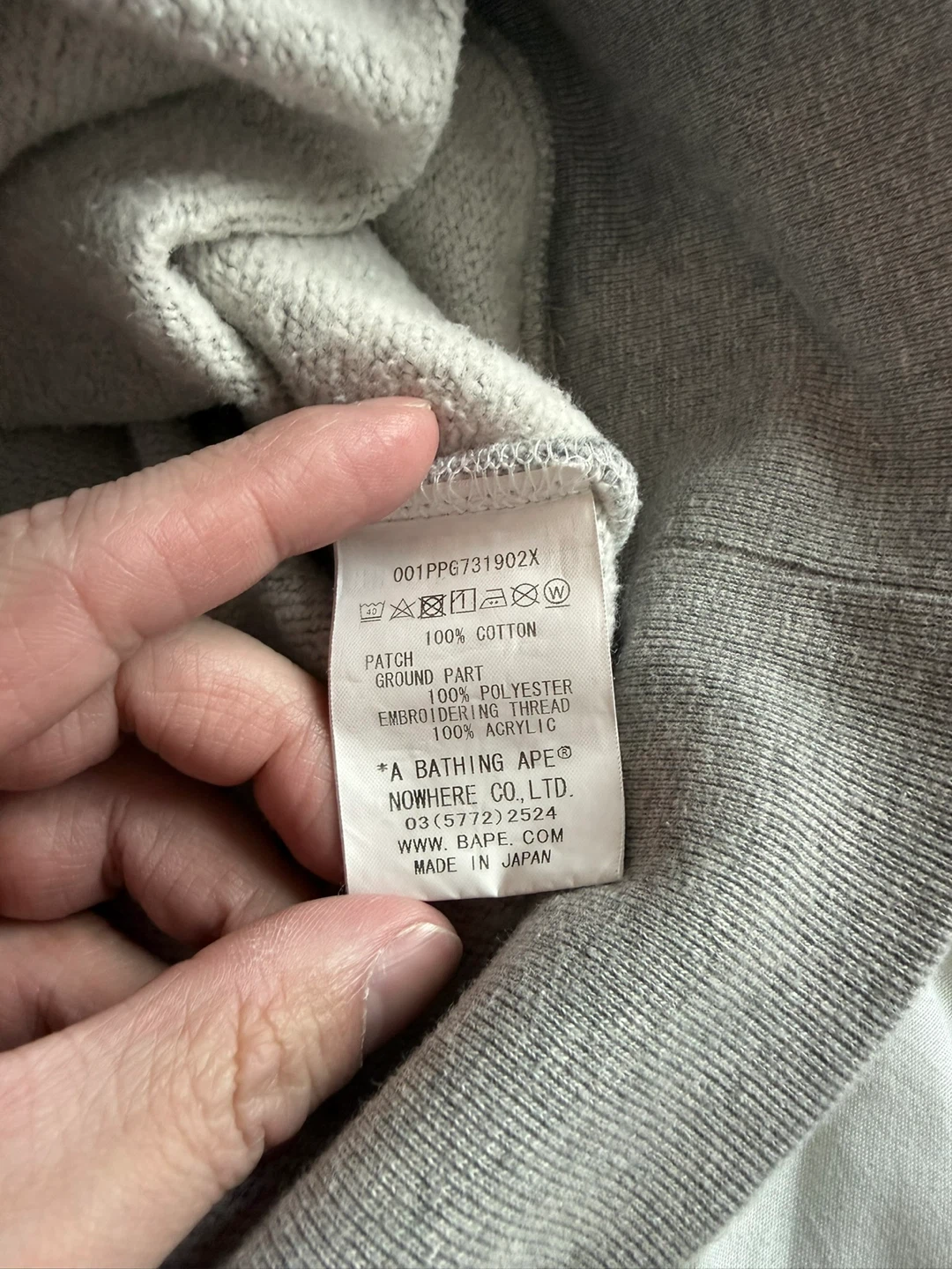 A Bathing Ape x Kid Cudi Grey Hoodie XL - photo 5