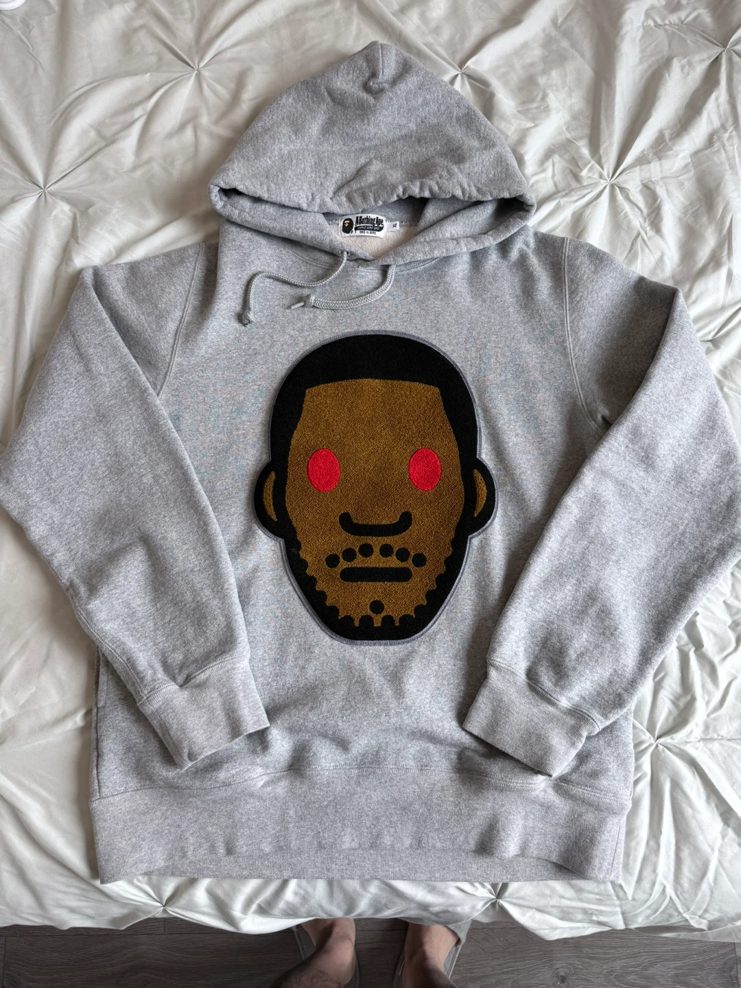 A Bathing Ape x Kid Cudi Grey Hoodie XL - photo 2