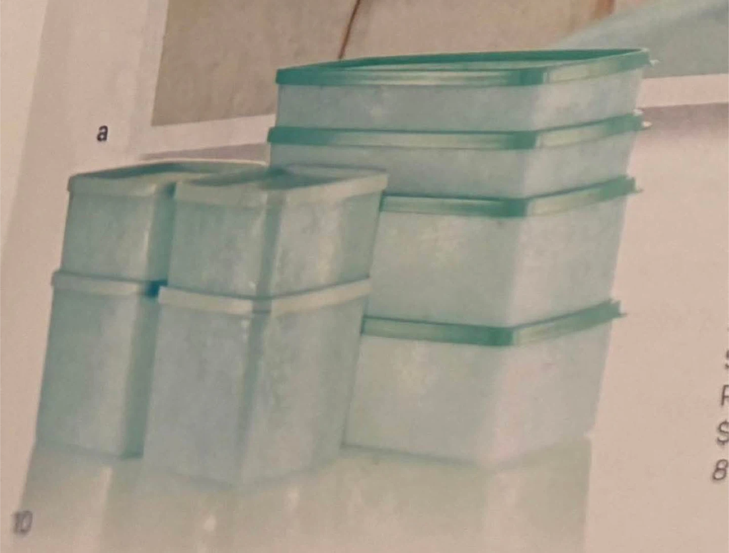 Tupperware Set of 7 Clear Food Storage Containers 🏆