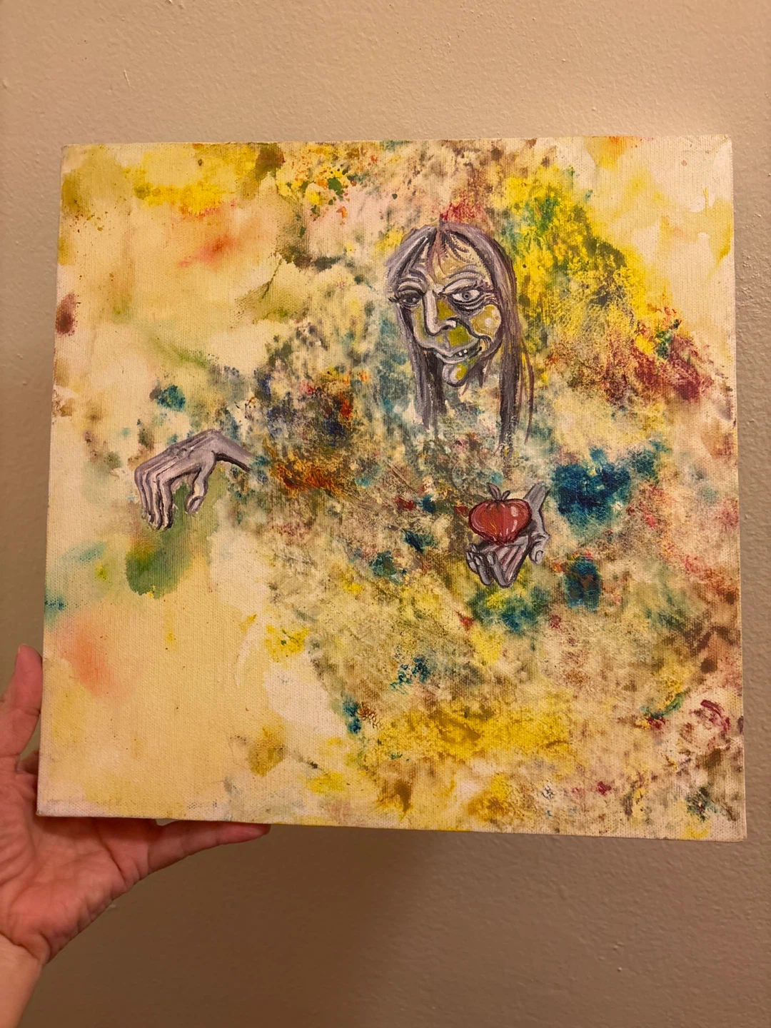 Original "An Apple A Day Keeps Prince Charming Away" Painting - photo 3