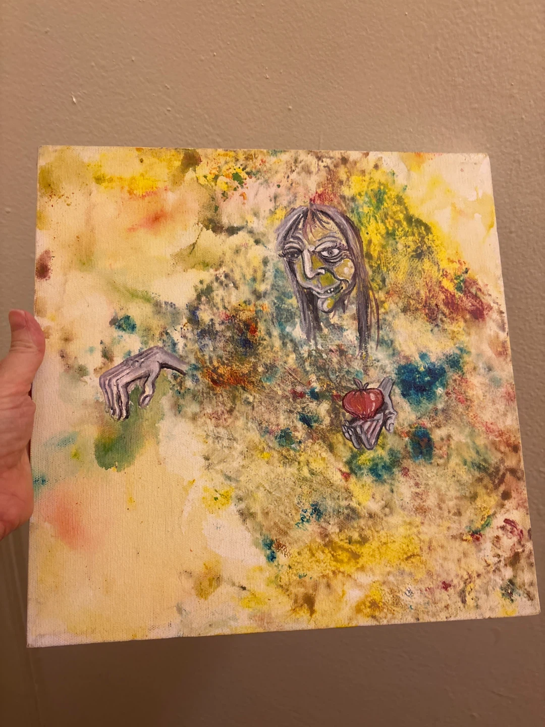 Original "An Apple A Day Keeps Prince Charming Away" Painting