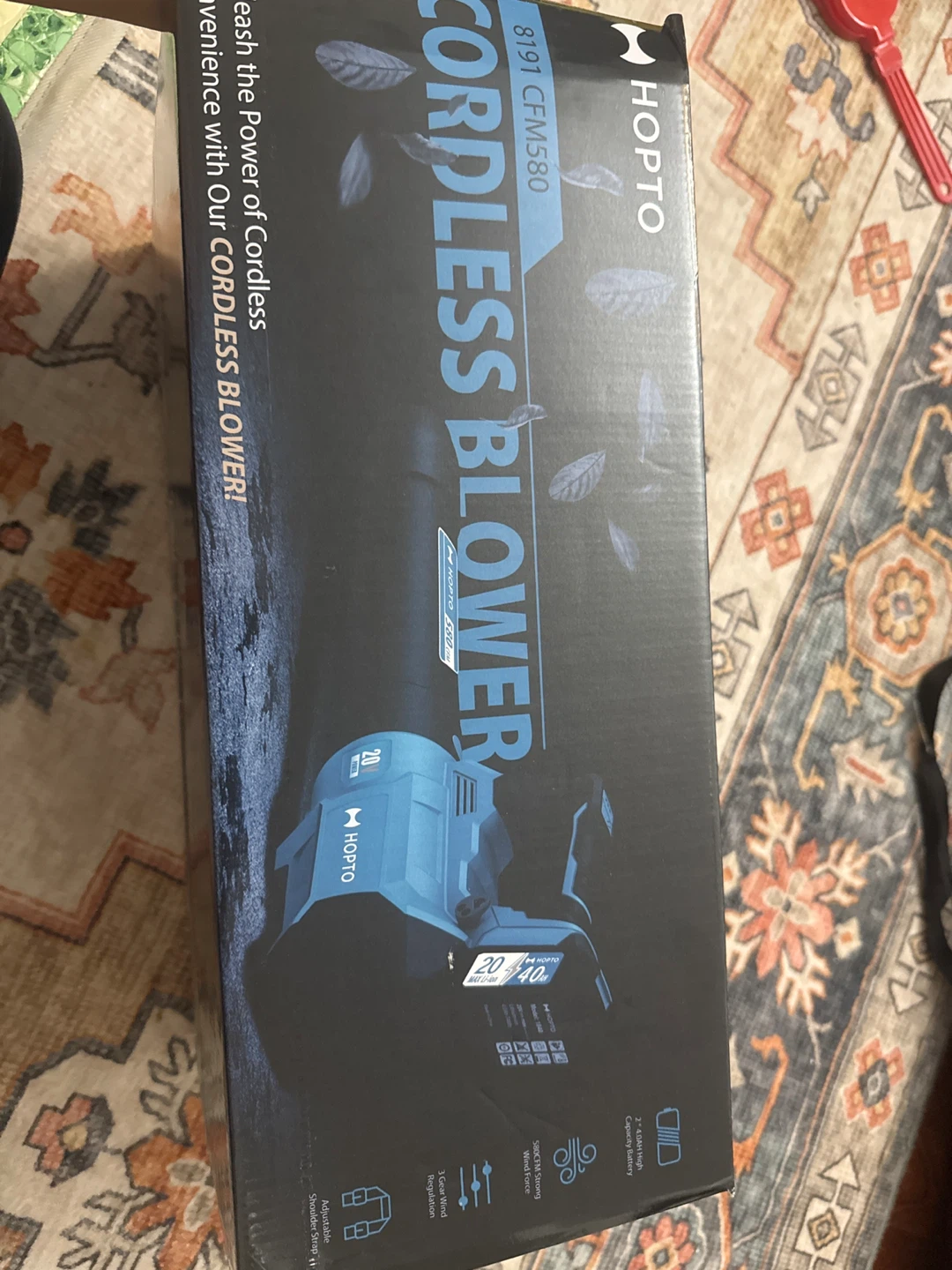 HOPTO 8191 Cordless Blower 20V 4.0Ah Li-ion