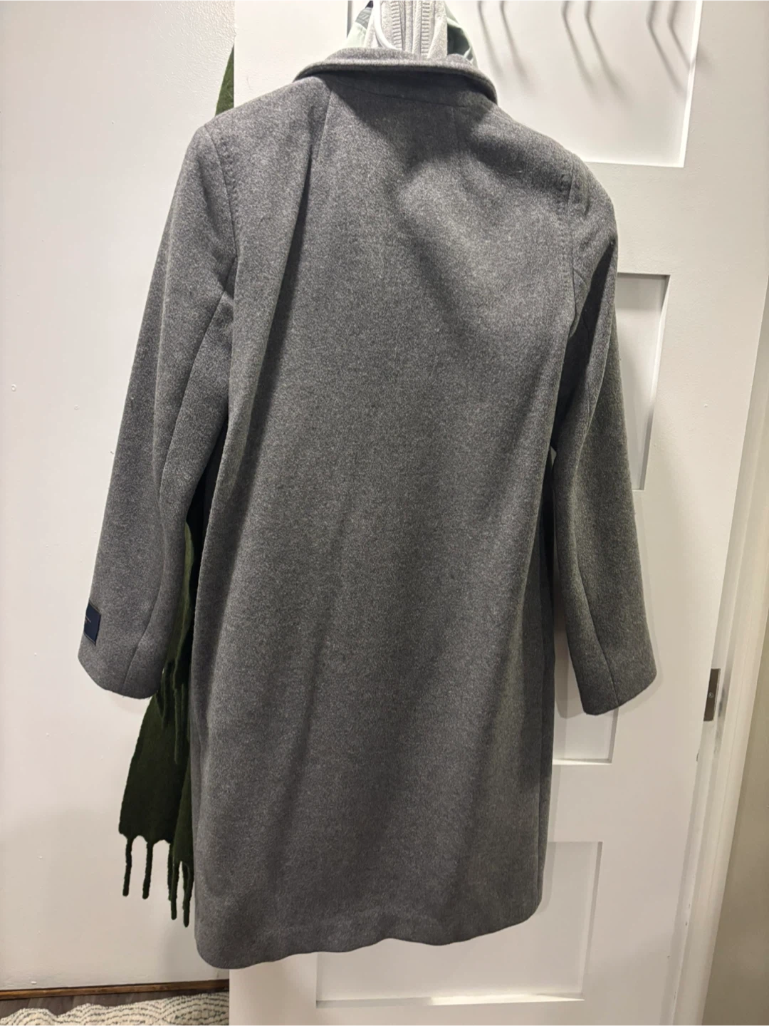 Babaton Grey Wool Blend Coat - photo 3