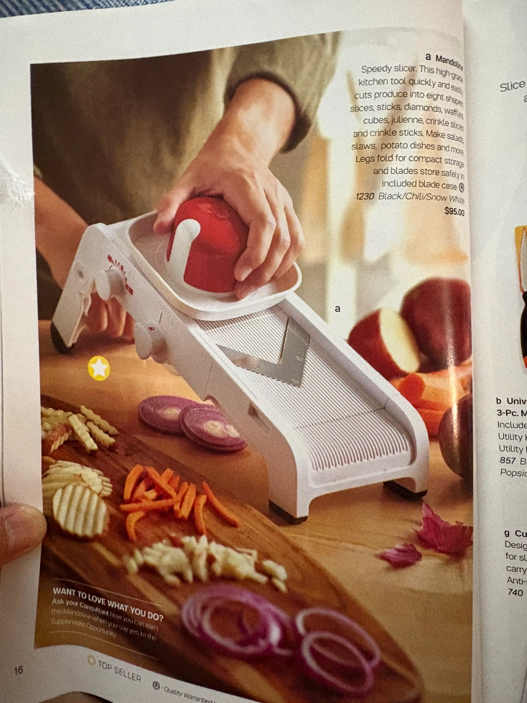 Tupperware Mandoline Speedy Slicer 🏆