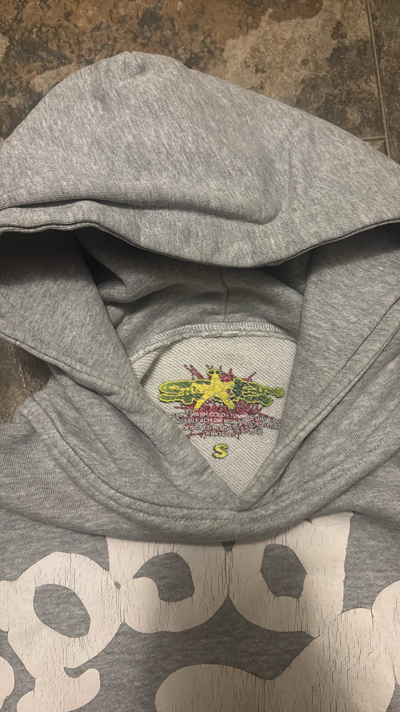 Grey Sp5der Hoodie - photo 3