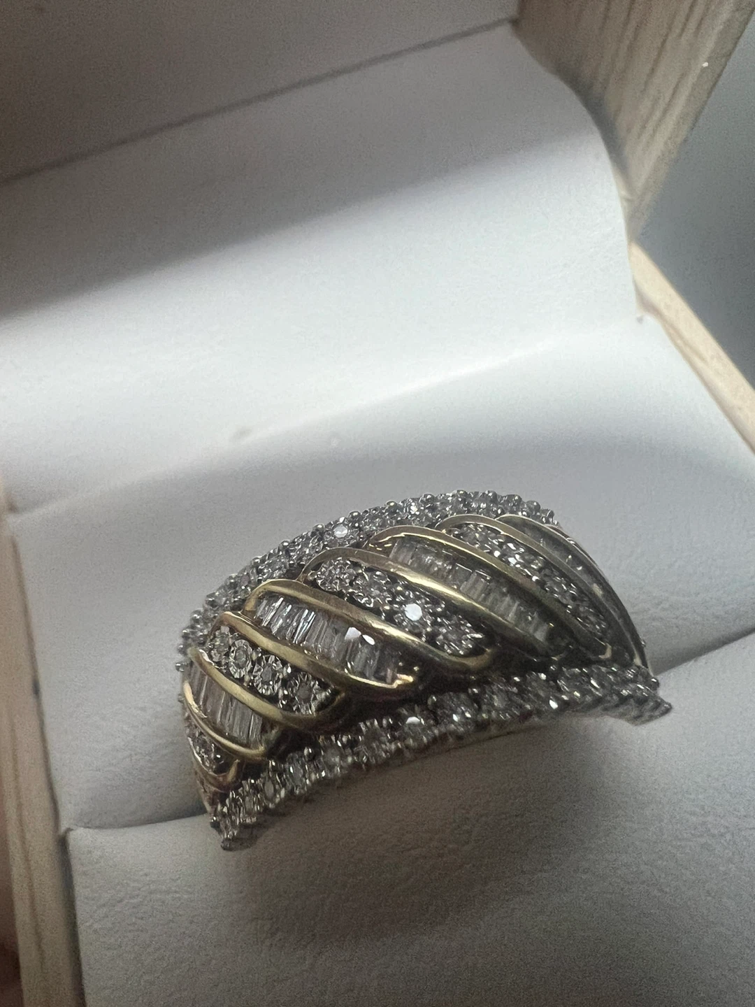 10K Gold Diamond Ring