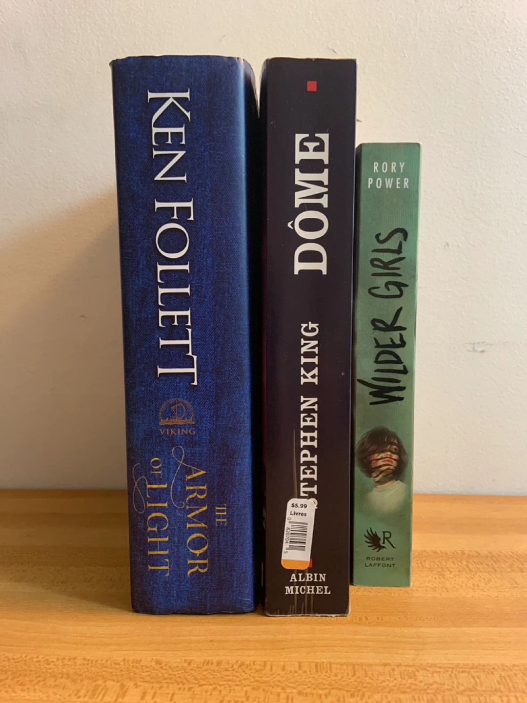 3 Popular Novels Bundle $5 Ken Follett Stephen King Rory Power - photo 3