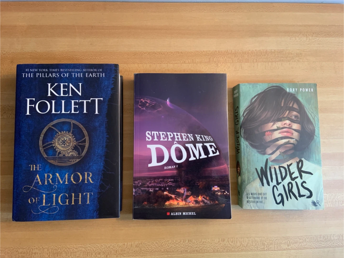 3 Popular Novels Bundle $5 Ken Follett Stephen King Rory Power