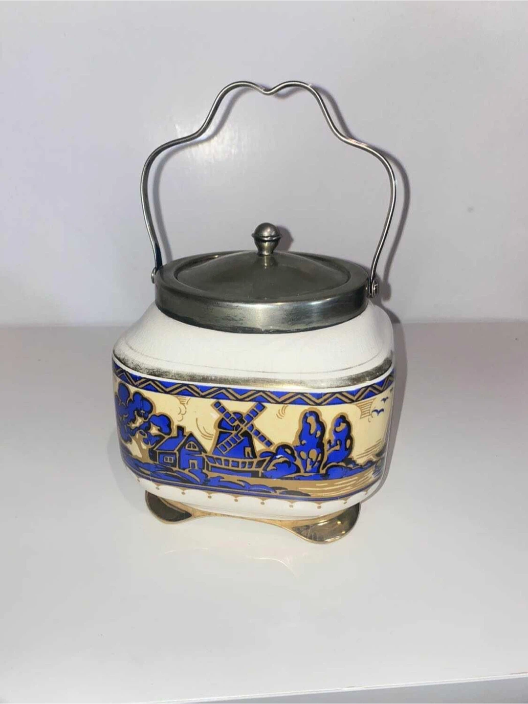Vintage porcelain Cookie jar