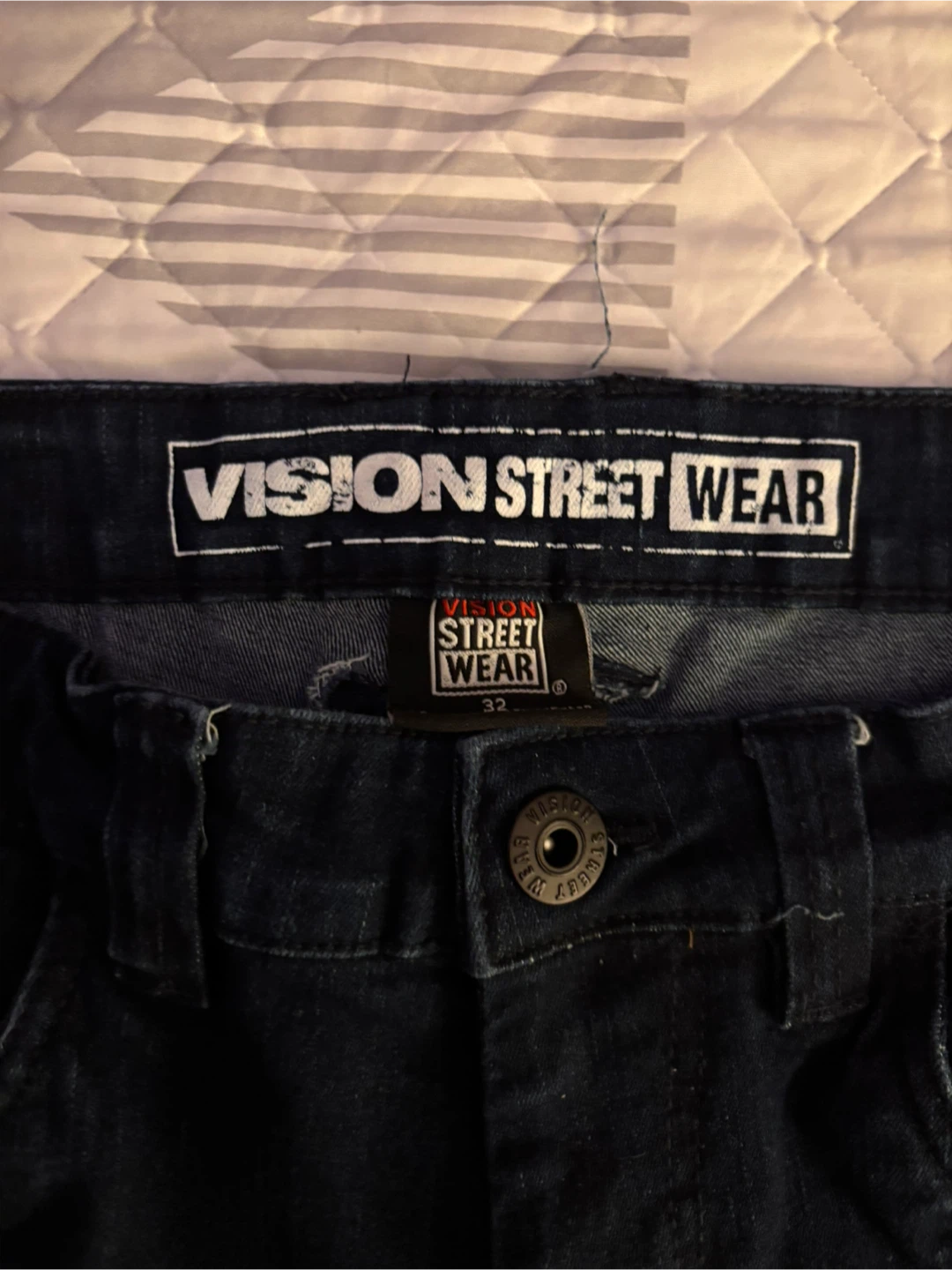 Vision Street Wear Dark Wash Denim Jeans - Size 32 - photo 4