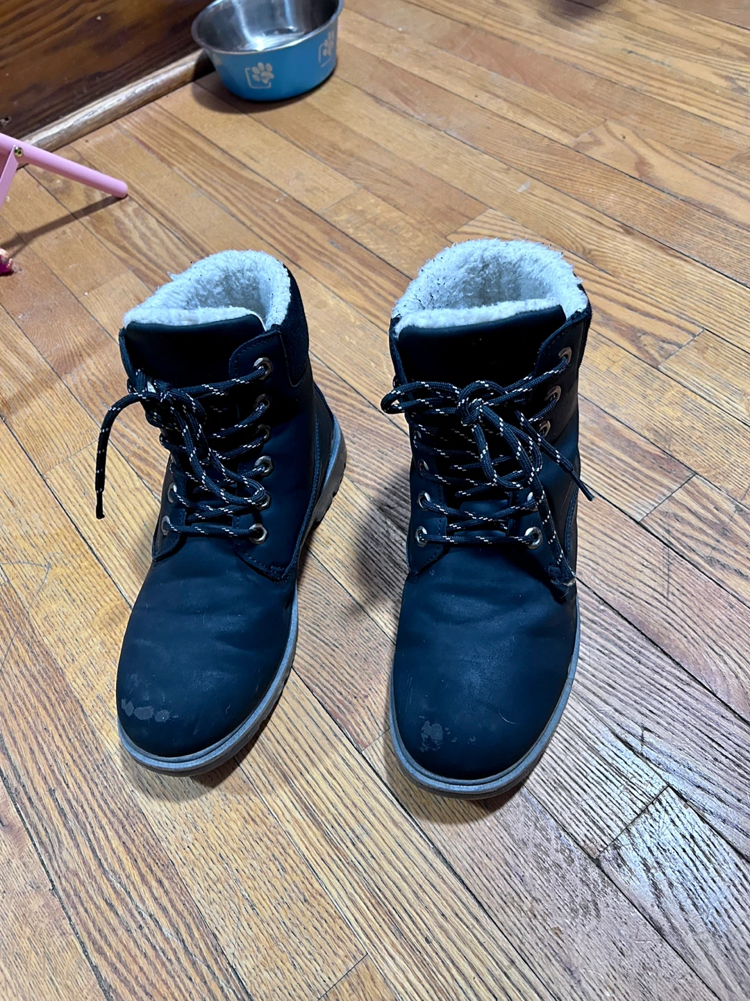 Black Winter Boots with Sherpa Lining - photo 3