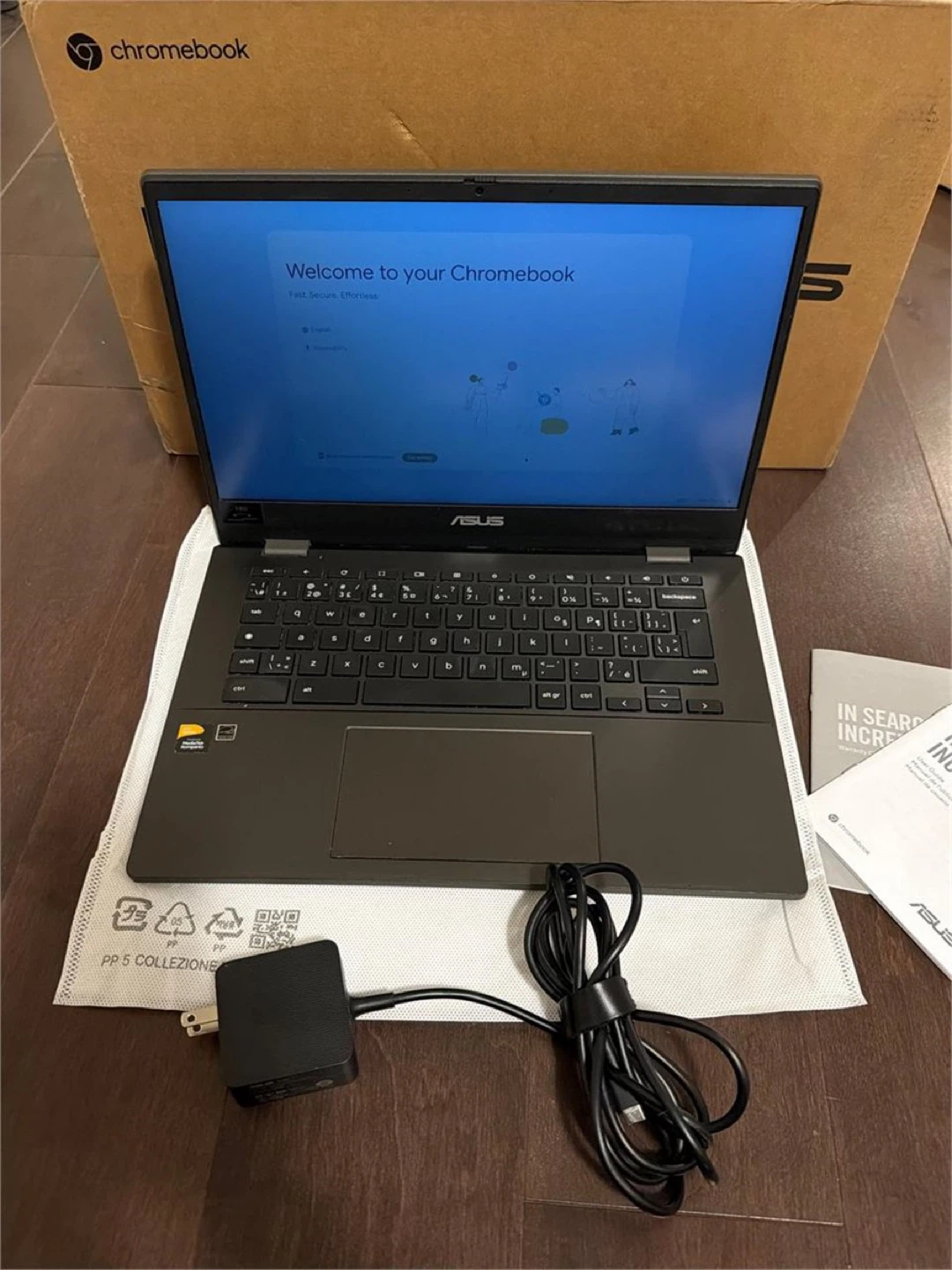 ASUS CM14 14" Chromebook - Gravity Grey