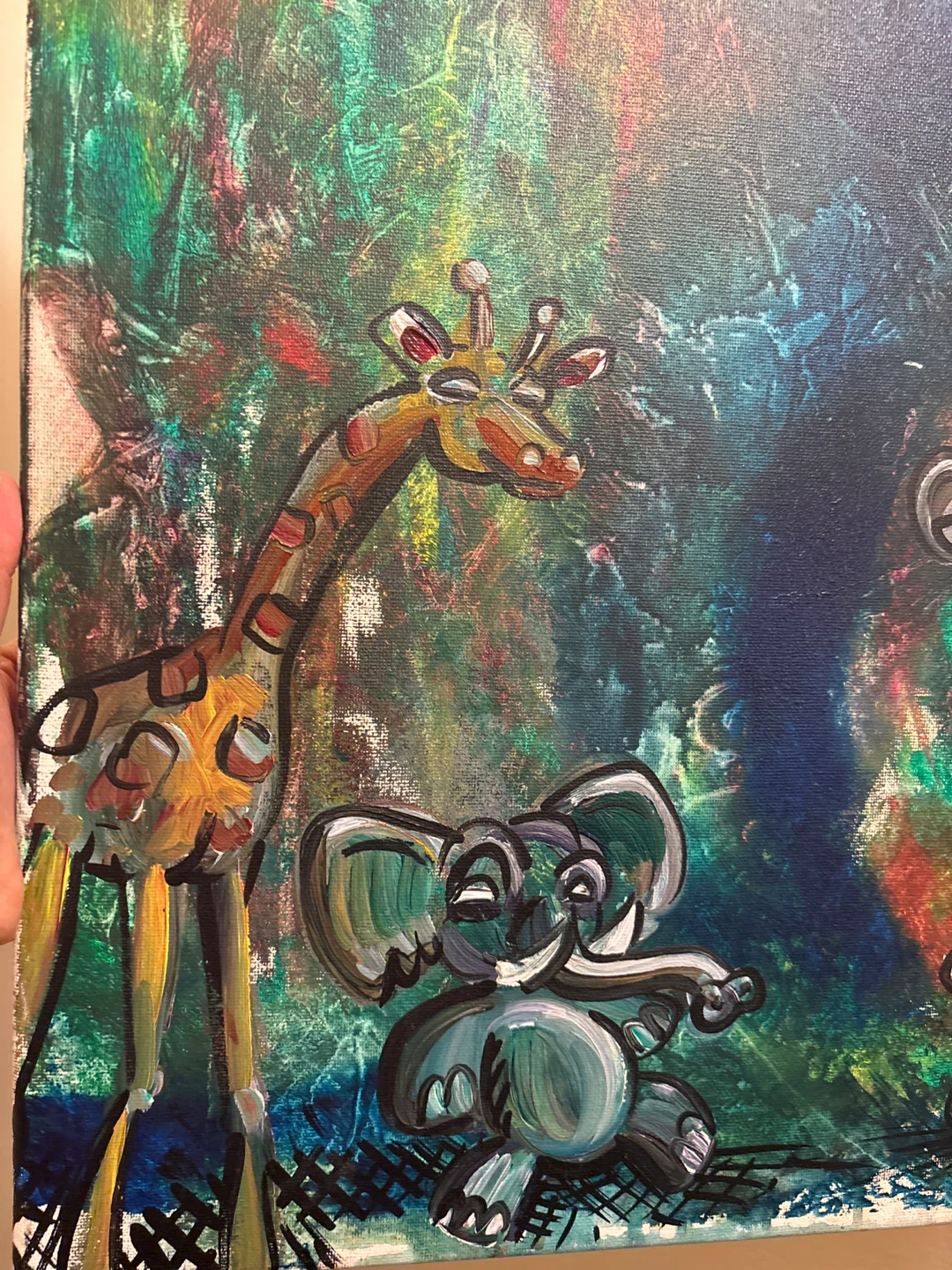Original  Painting by Vort and Cank (my name on the back) - photo 2