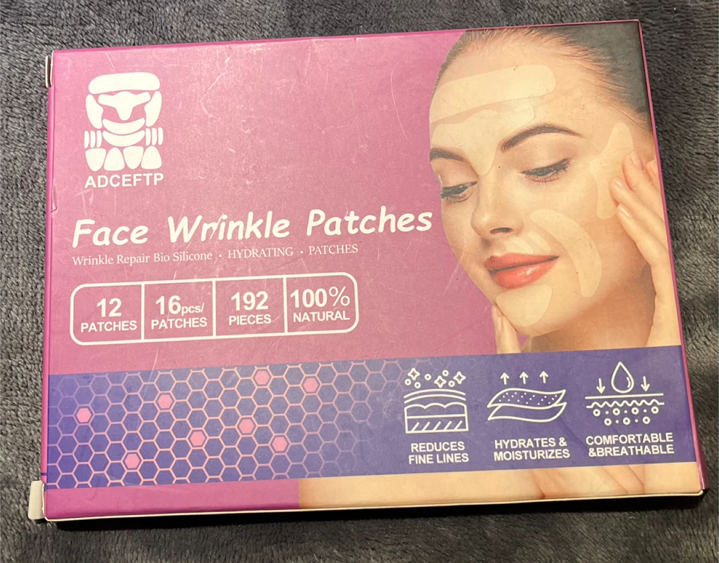 ADCEFTP Face Wrinkle Patches - 192 Pieces