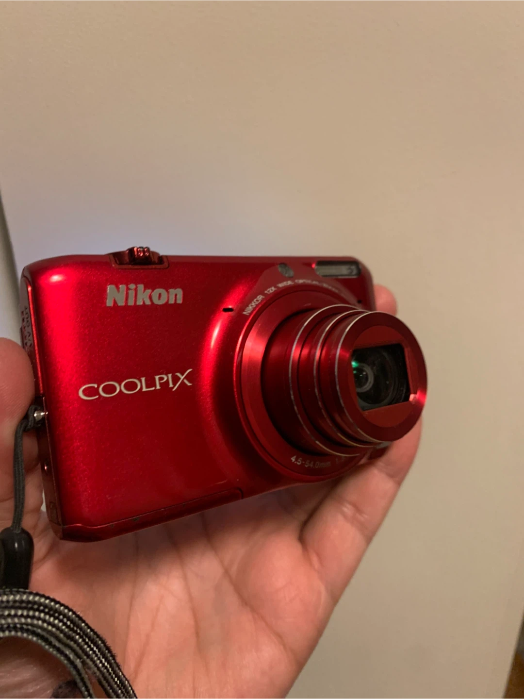 Nikon COOLPIX S6500 WiFi Red Digital Camera