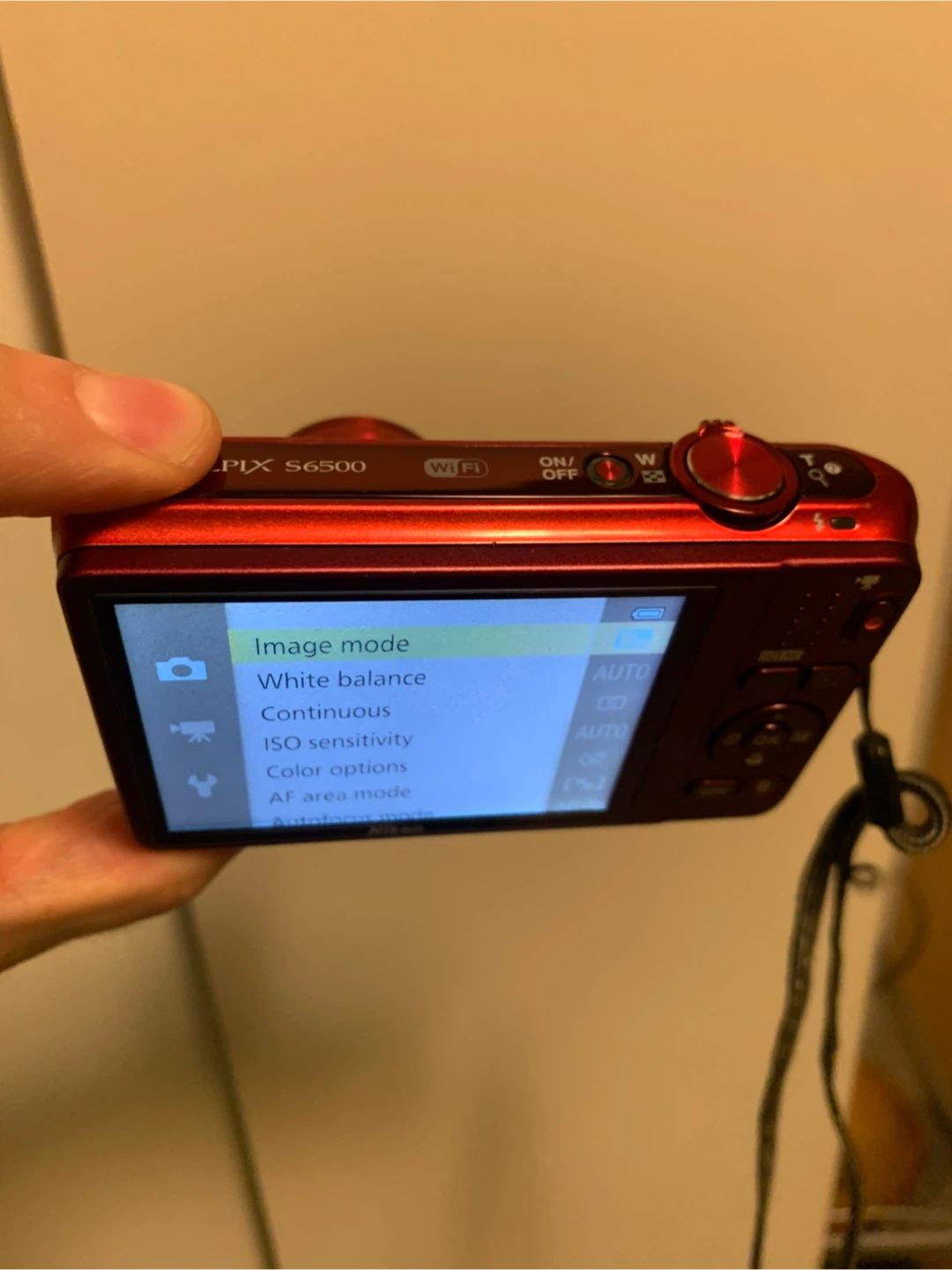 Nikon COOLPIX S6500 WiFi Red Digital Camera - photo 4