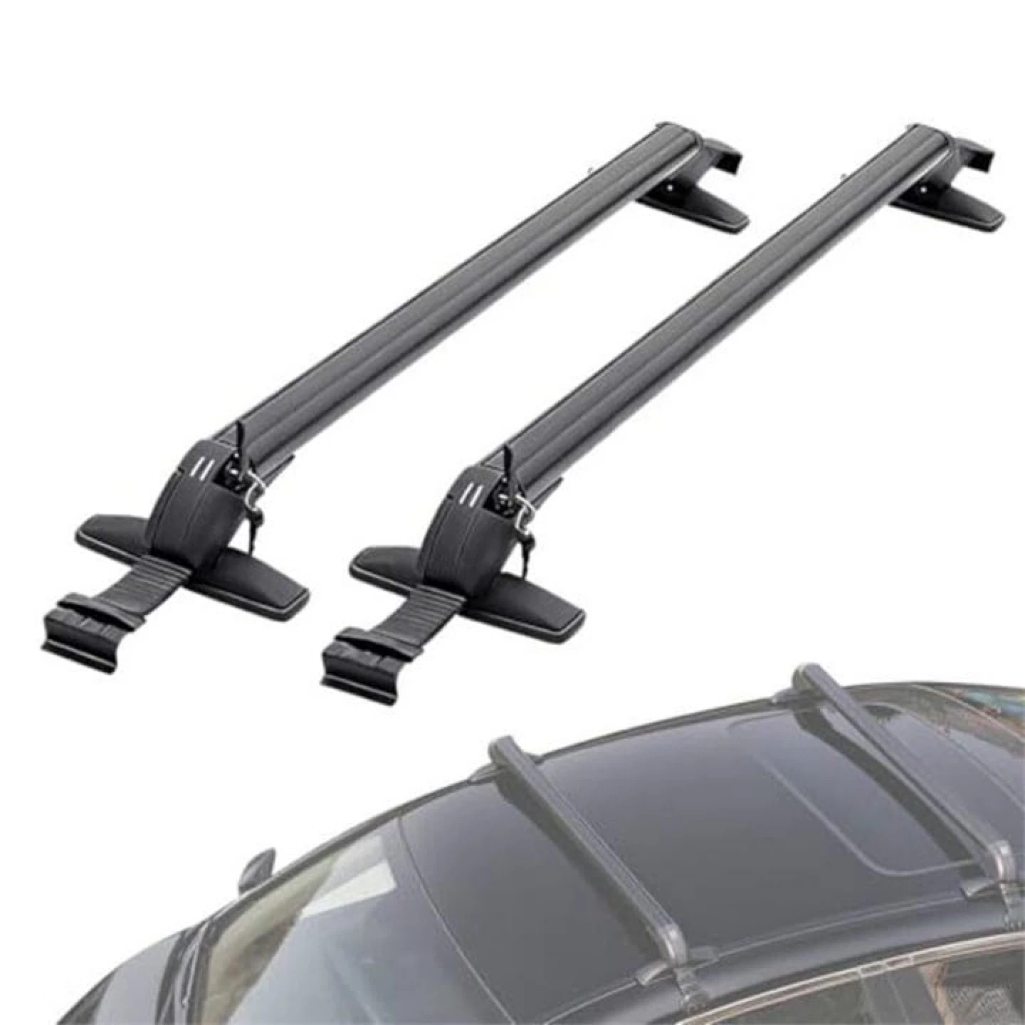 ARDIKAMA Universal 45"Aluminum Roof Rack Cross Bars