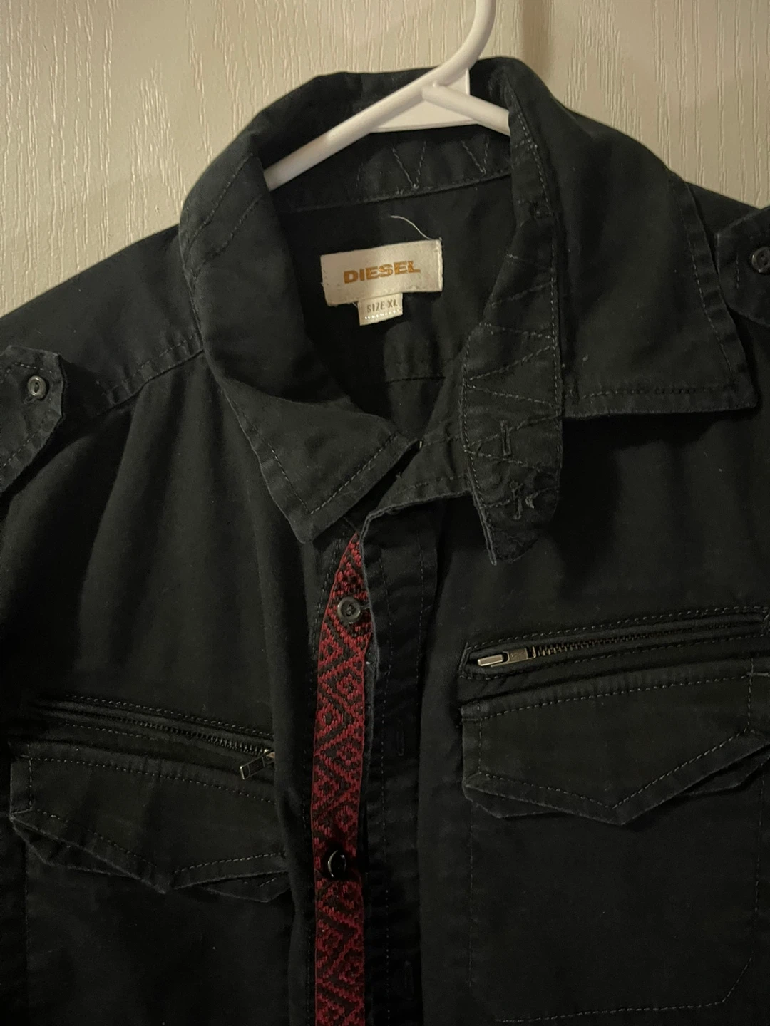 Black Diesel Button-Up Shirt - photo 2