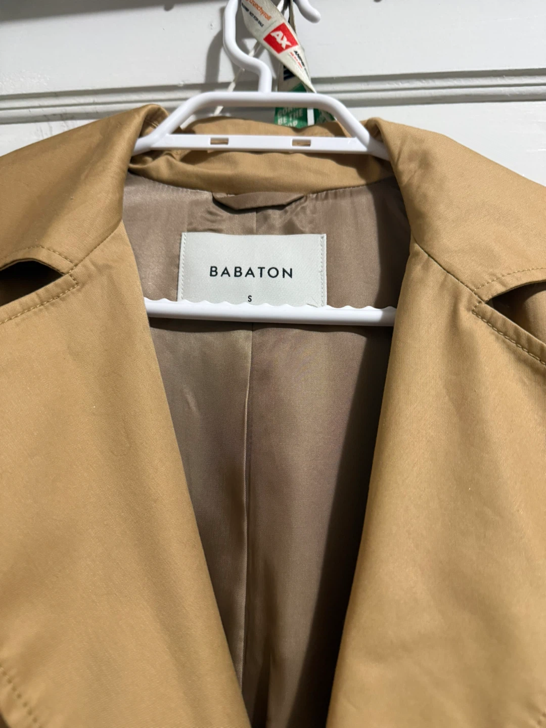 Babaton Tan Trench Coat - Size S