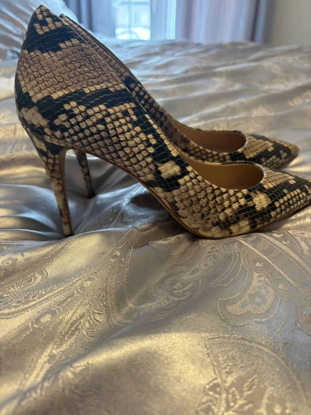 Snake Print Heels - photo 2