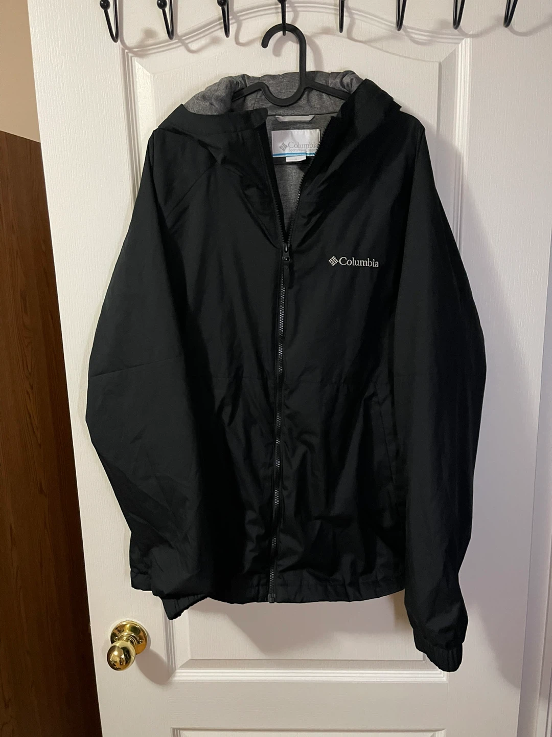 Columbia Black Hooded Jacket