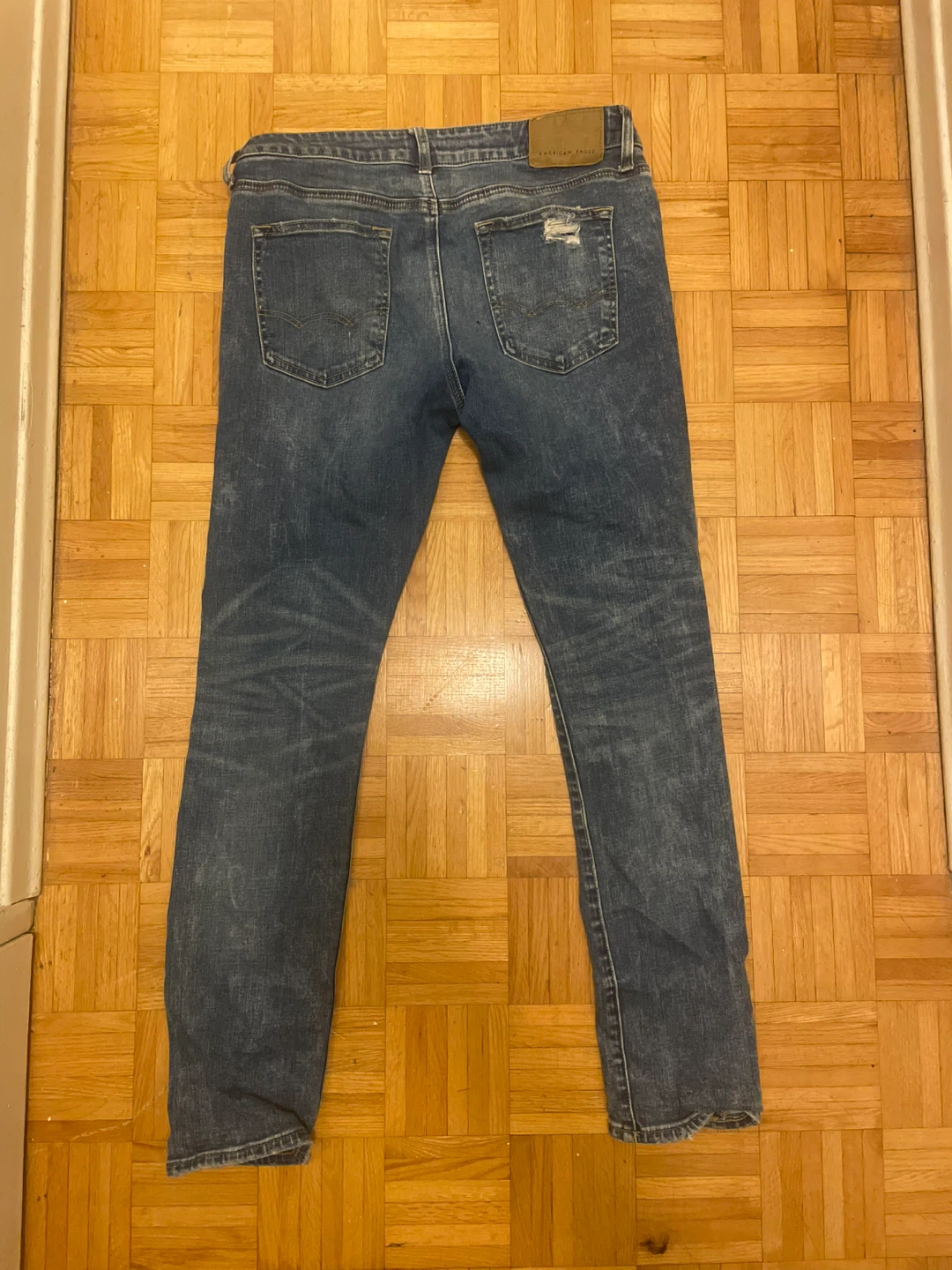 American Eagle Distressed Blue Jeans - photo 2