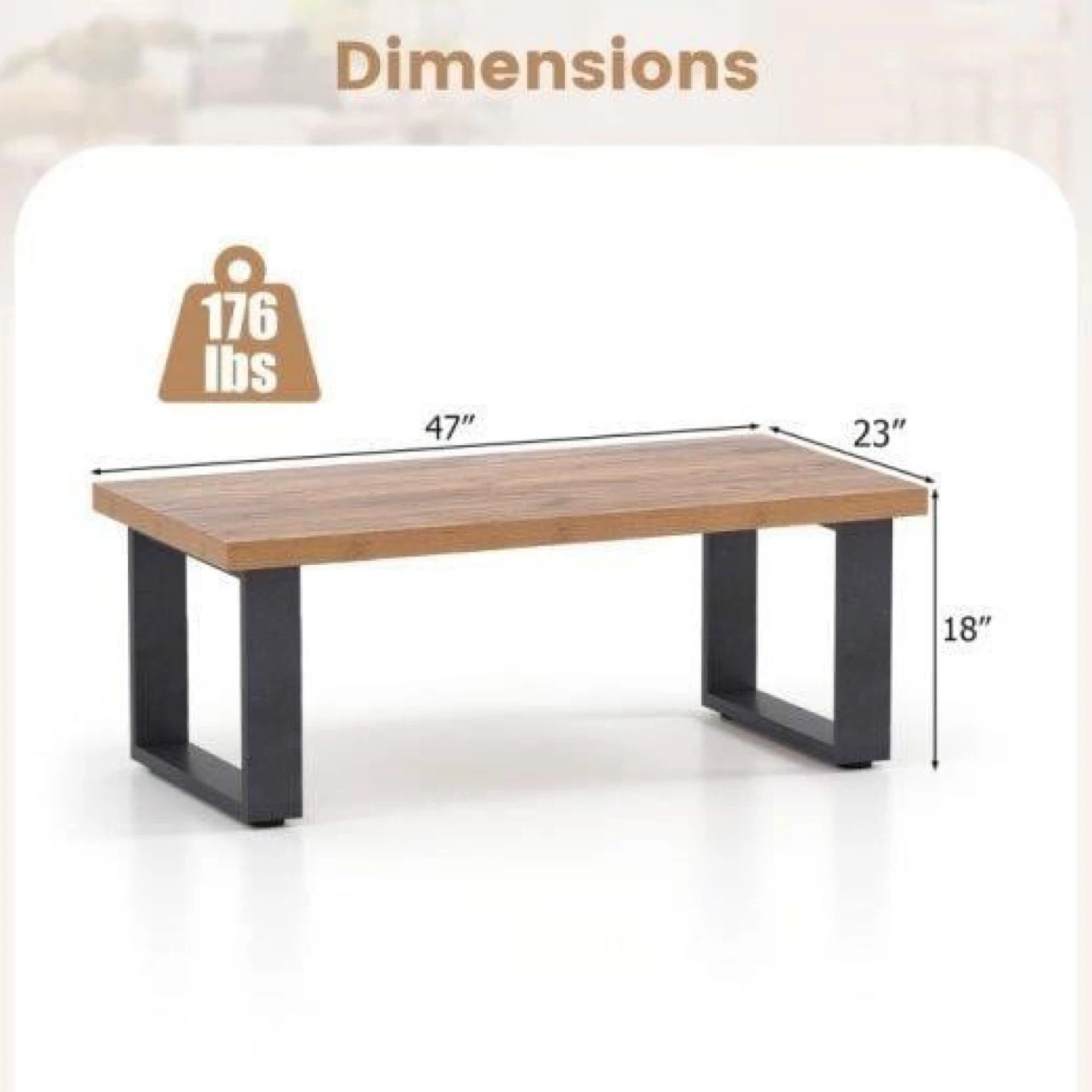 Wood Coffee Table - photo 2
