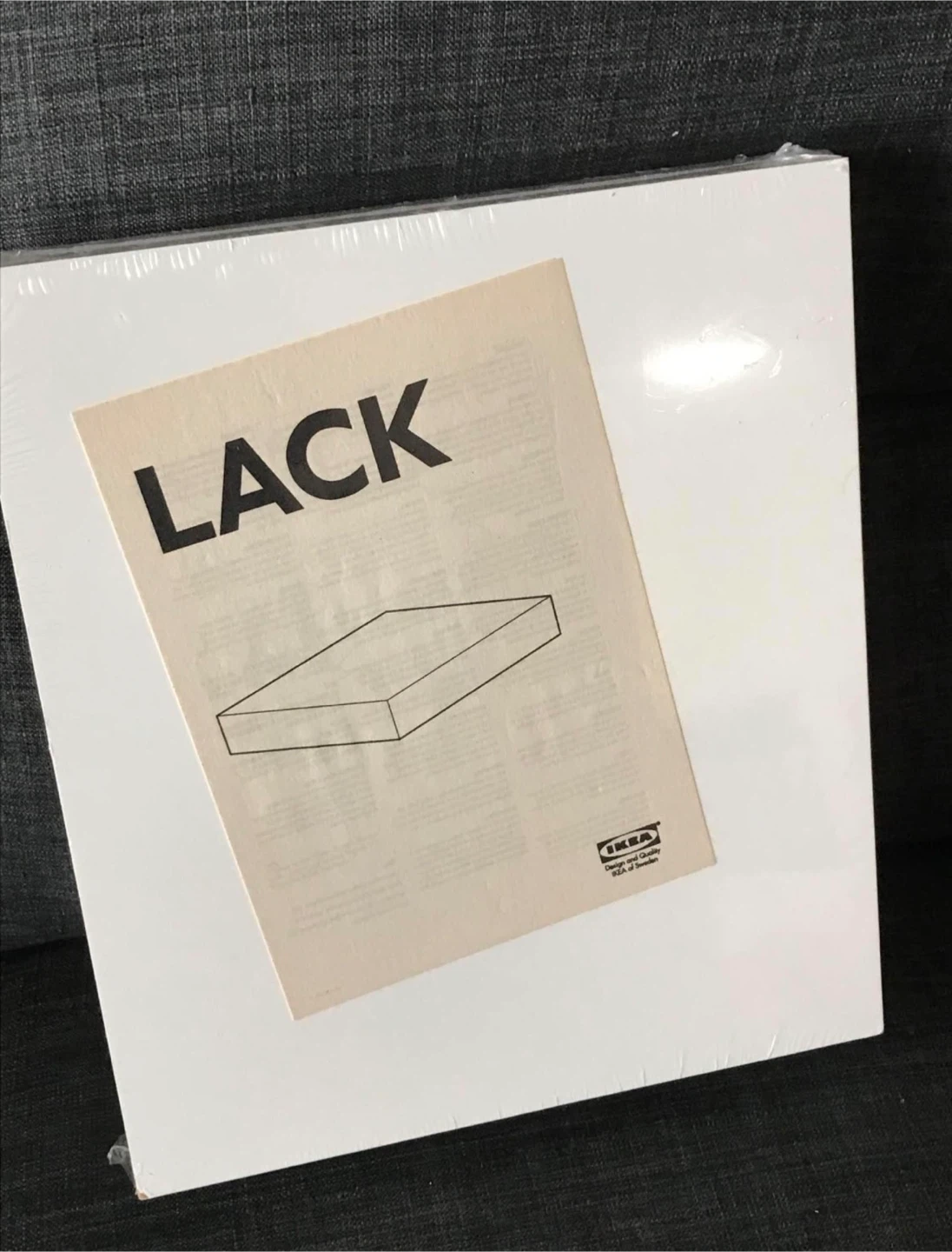 3 IKEA LACK White Wall Shelf